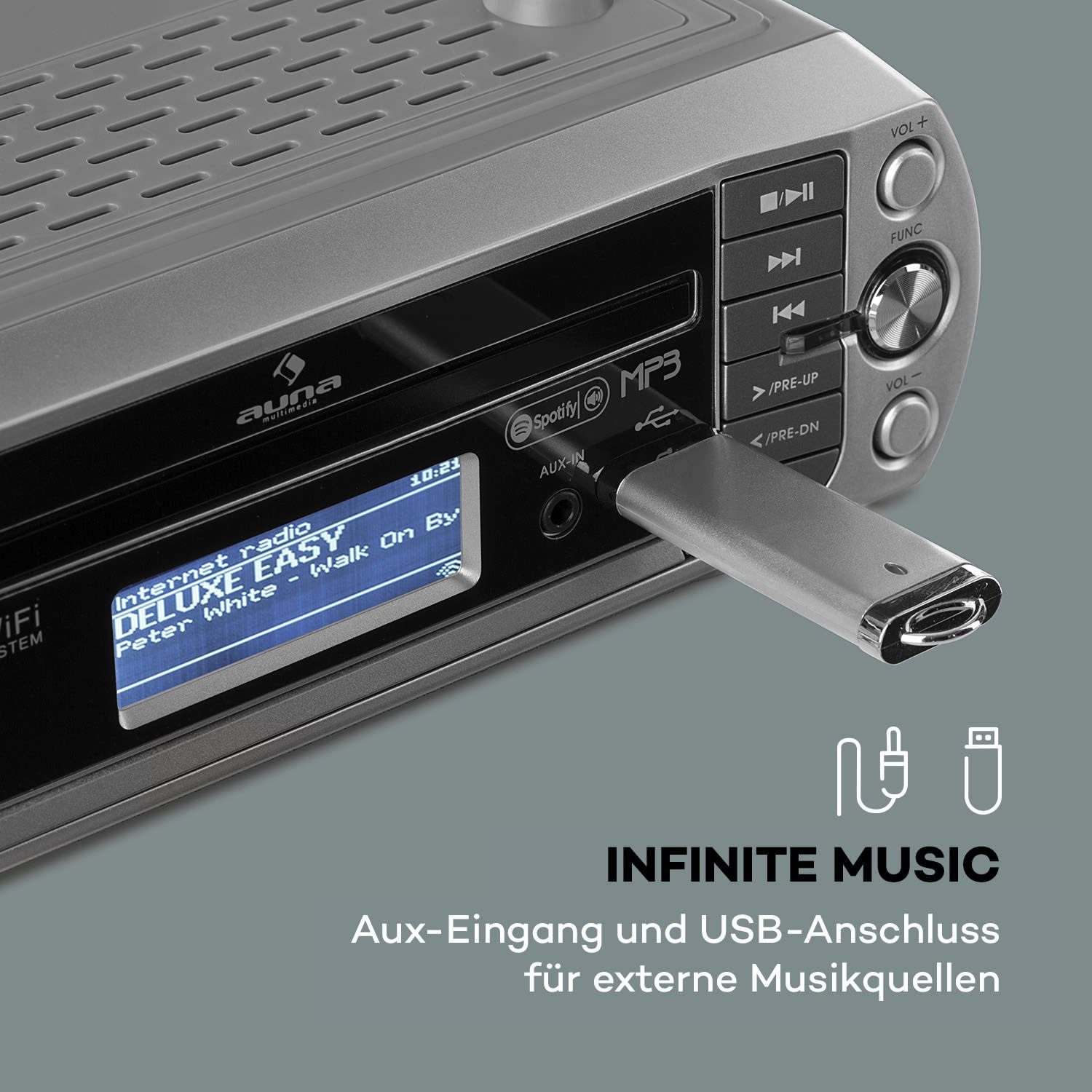 Auna KR-500 CD Radio (5.4 W)