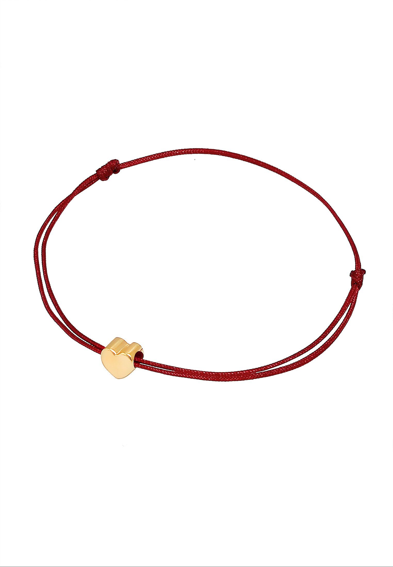 Elli Armband Herz Liebe Textil Romantik 925 Silber günstig online kaufen