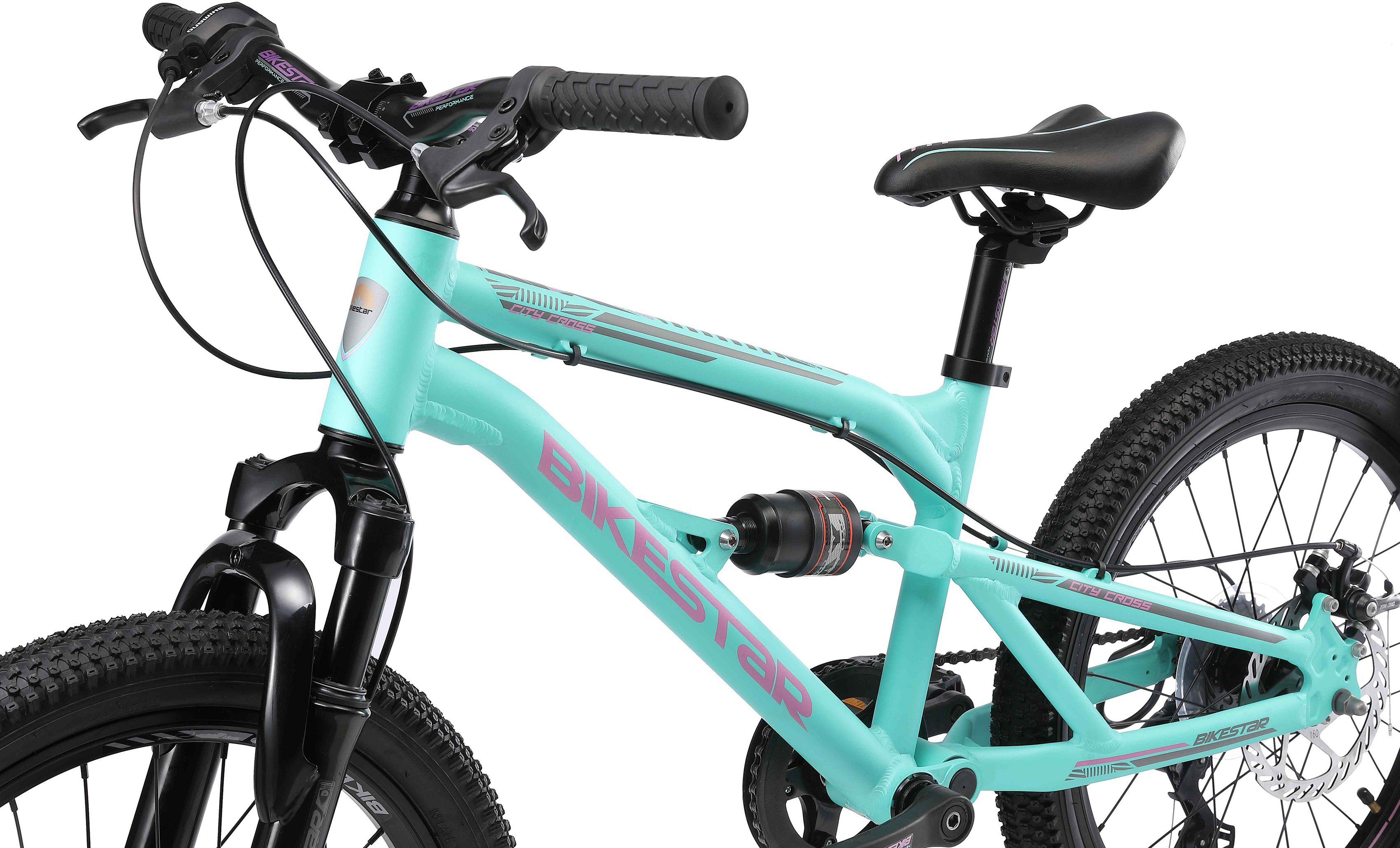 Bikestar youth bicycle, 7-speed Shimano RD-TY21 derailleur, derailleur gears