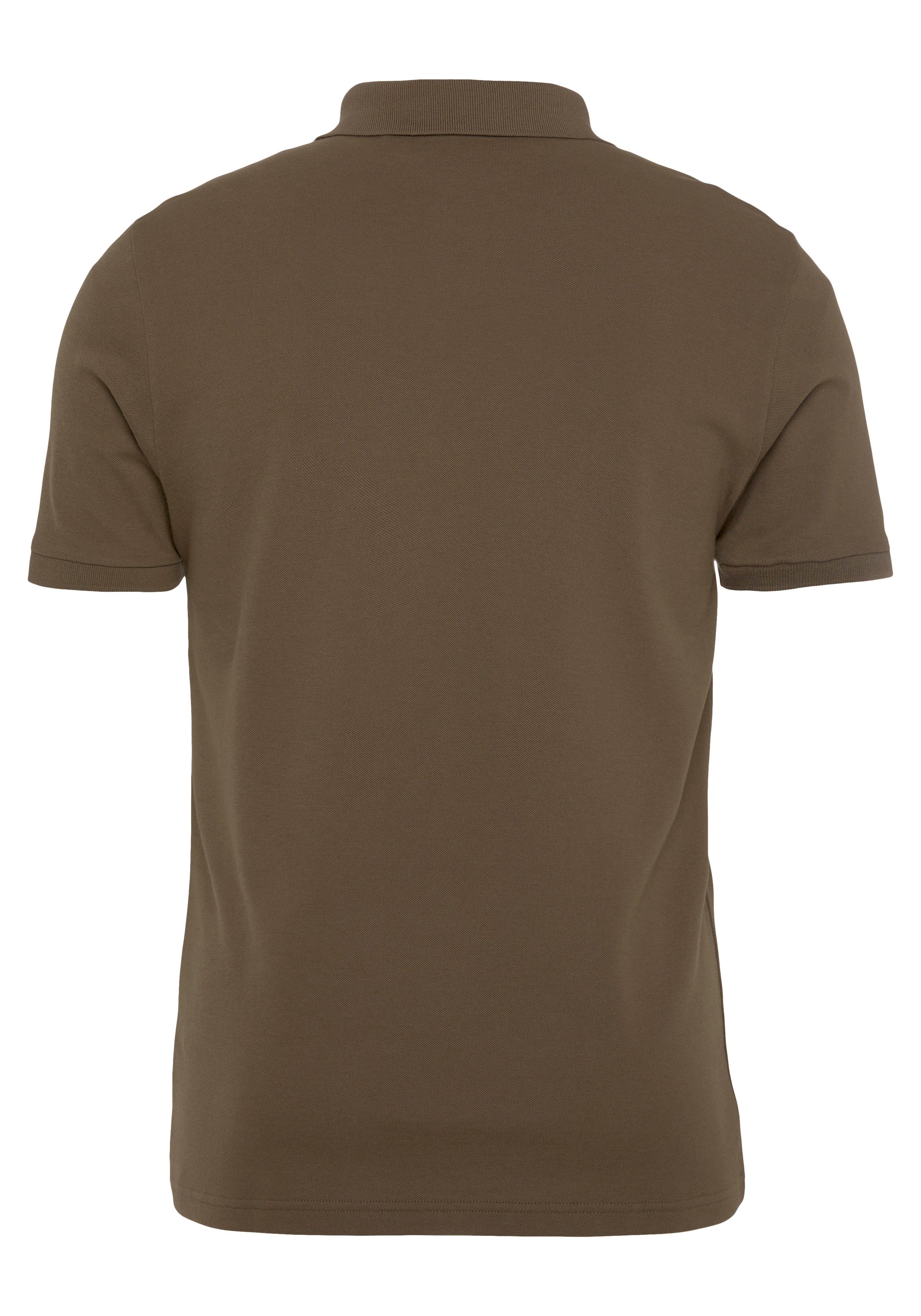 BOSS ORANGE mit Brown Poloshirt von Logo-Patch Medium BOSS Passenger dezentem