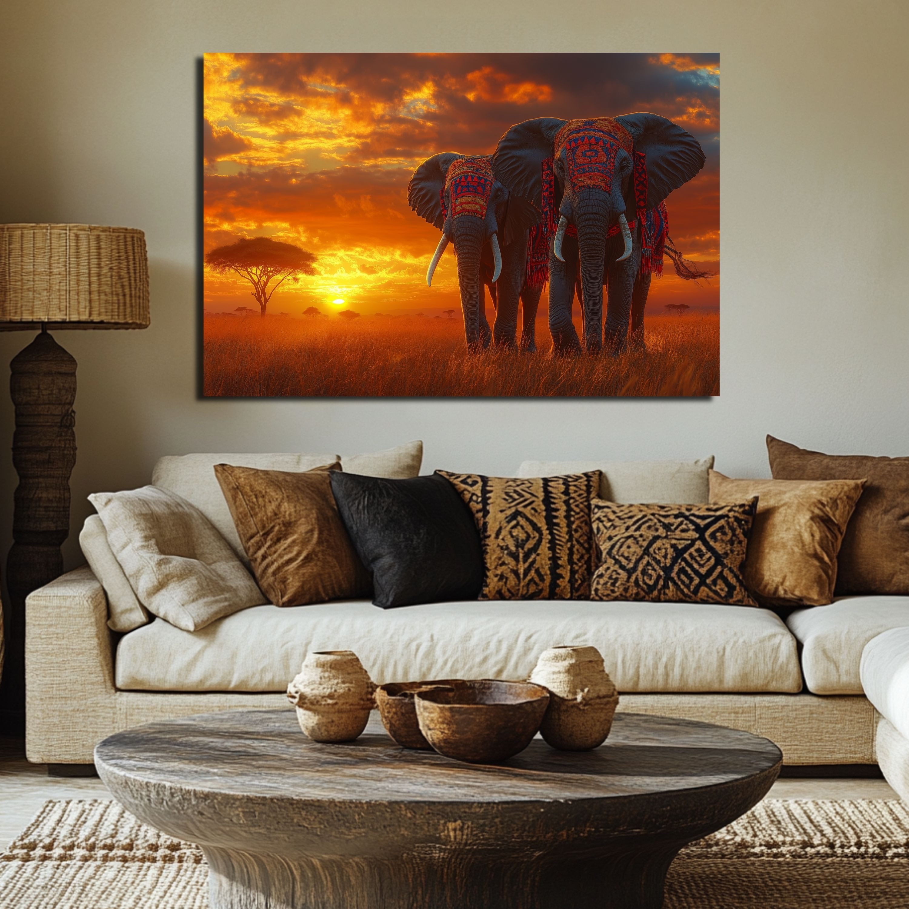 DARO Design Leinwandbild Modern Abstrakt Wandbilder XXL Wandbild Wand Deko günstig online kaufen