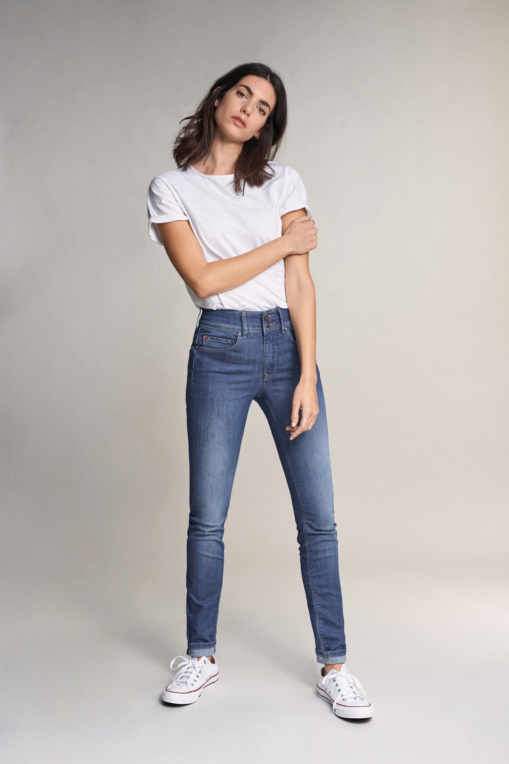 Salsa Stretch-Jeans SALSA JEANS SECRET PLUS PUSH IN SKINNY blue 100259.8503