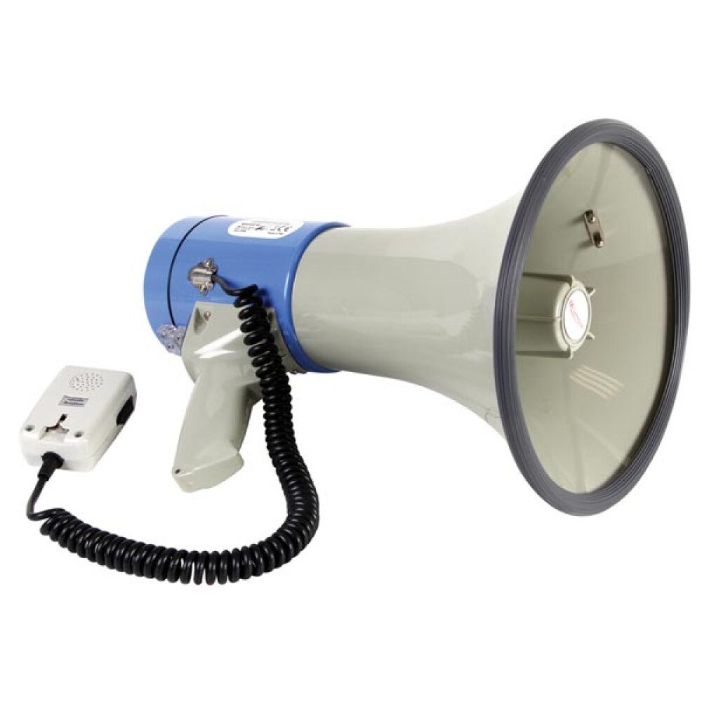 Velleman Megafon Handmegaphon mit Tragegurt (inkl). Integrierte Sounds: Pfeifton und S, (1-tlg)