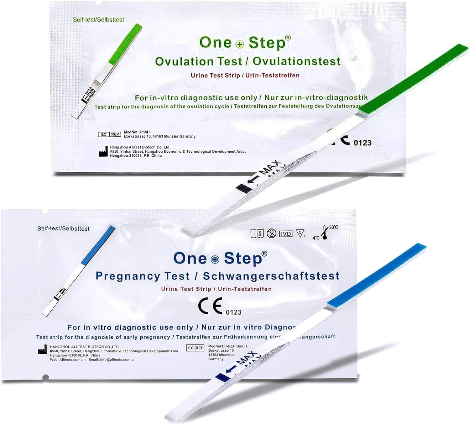 Ovulationstest Kombipaket 40 Ovulationstests + 10 Schwangerschaftstests