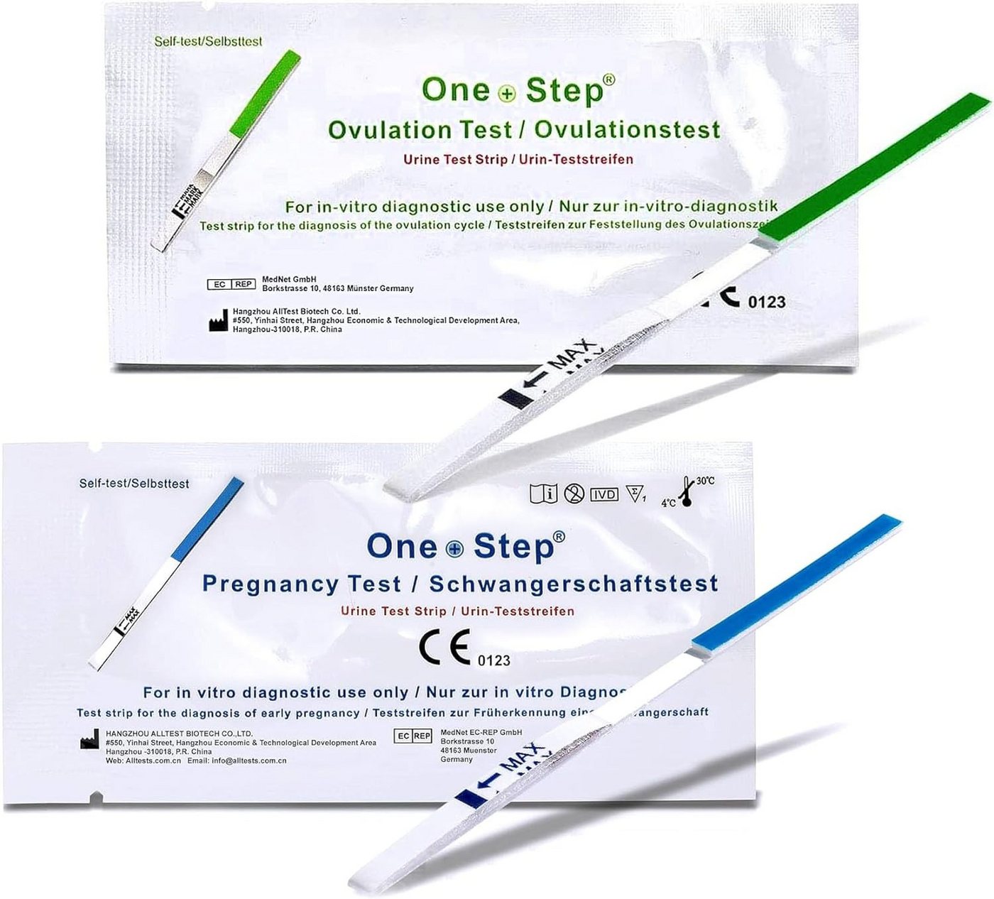 One+Step Ovulationstest Kombipaket 30 Ovulationstests + 10 Schwangerschaftstests, 40-tlg.