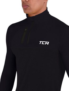 TCA Langarmshirt TCA Herren Fusion Pro Quickdry Langarm Laufshirt - Schwarz, L (1-tlg)