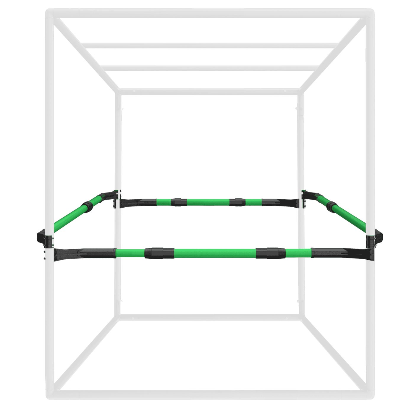 VIVOSUN Stabilisierungsprofil VIVOSUN High CFM Stangen-Set, 100-150 cm für Growbox und Growzelt
