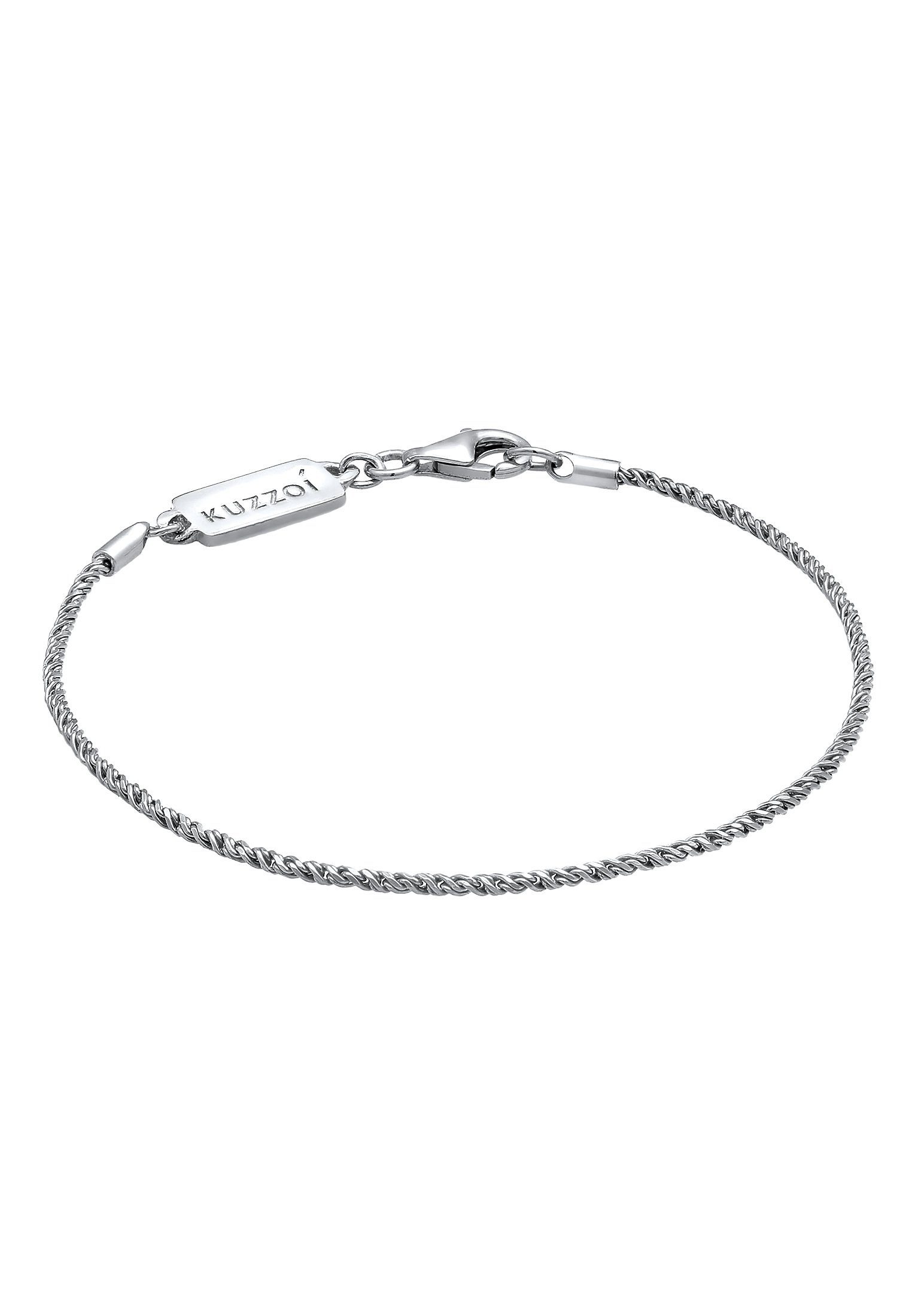 Kuzzoi Silberarmband »Herren Basic Kordelkette Gedreht 925 Silber«, Basic  Armband online kaufen | OTTO