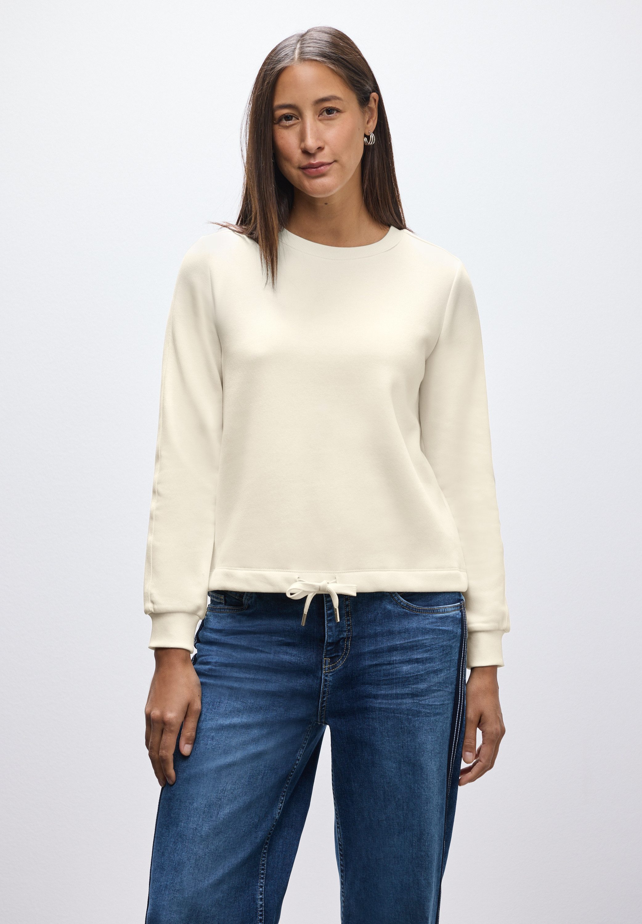 STREET ONE Sweatshirt mit Tunnelzug am günstig online kaufen