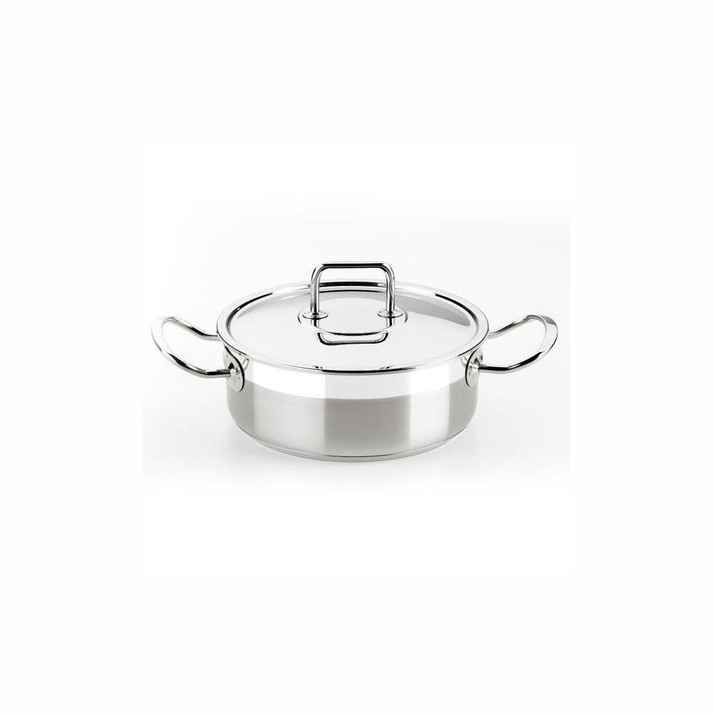 Bra Kochtopf Bra Kasserolle BRA Profesional Edelstahl 22 cm