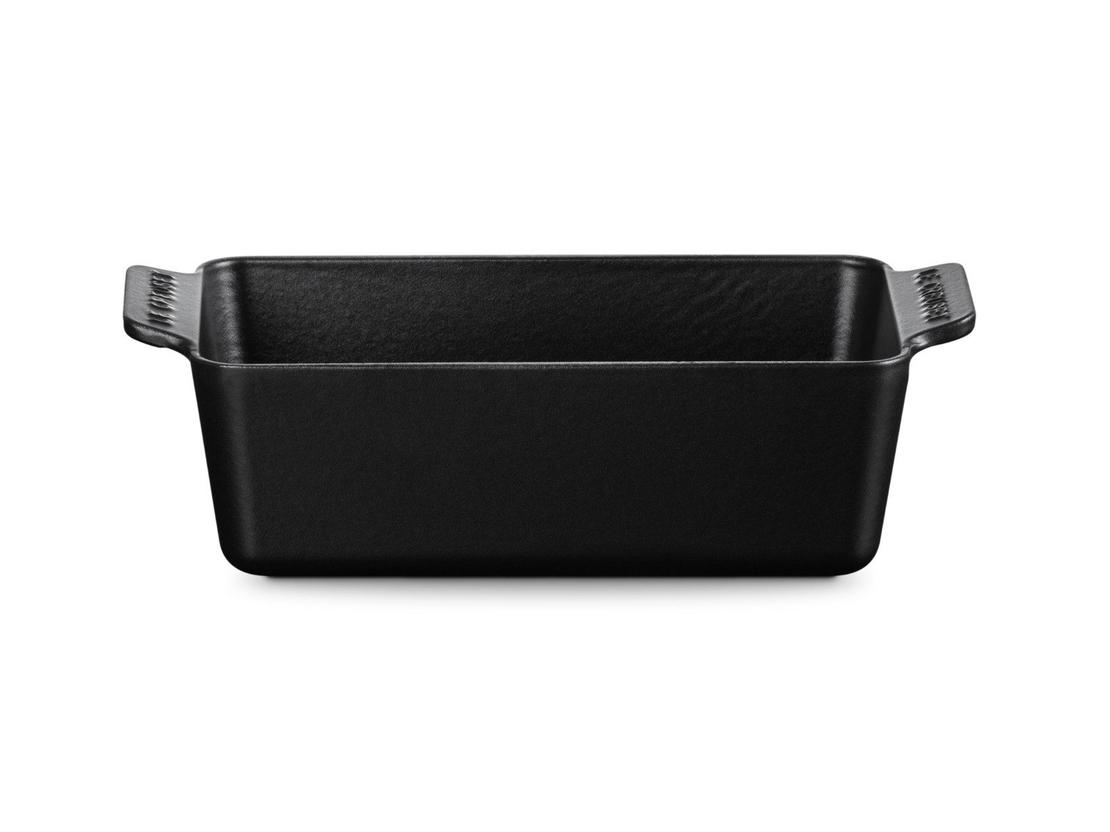 LE CREUSET Backform Backform Signature rechteckig schwarz matt 23cm