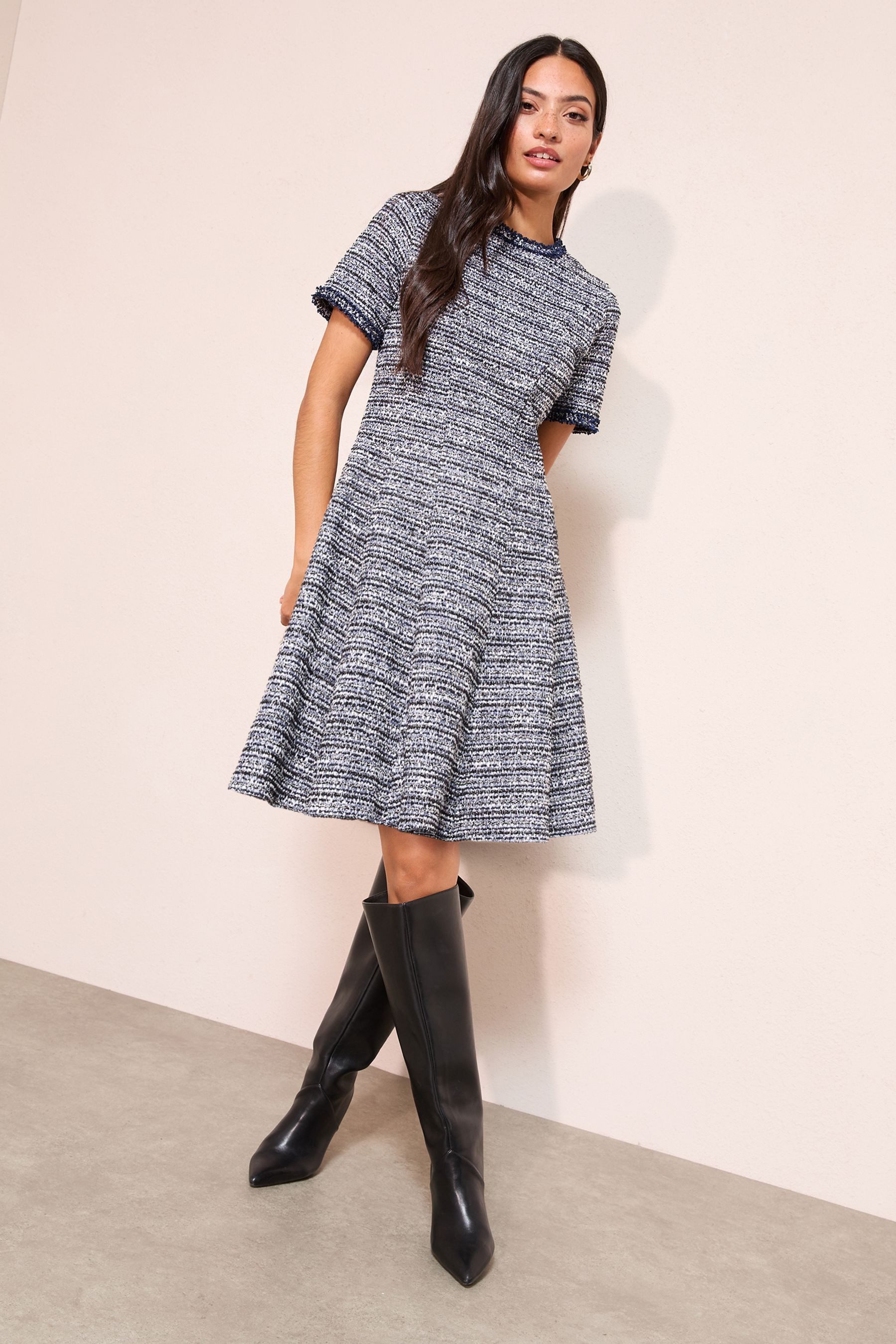 Friends Like These Minikleid Friends Like These Bouclé-Minikleid (1-tlg)