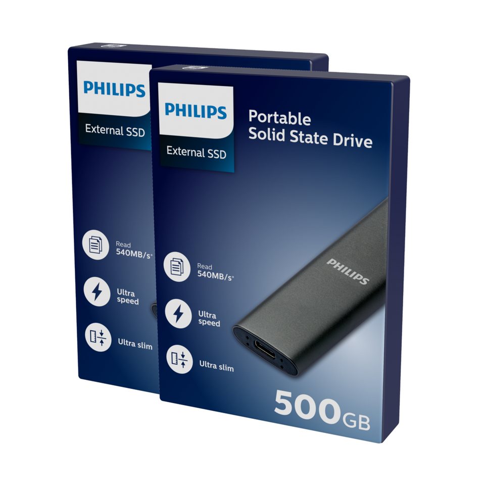 Philips FM50SS030P/20 externe SSD (500GB) 1,8