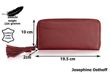 Josephine Osthoff Geldbörse Gulden Geldbörse Clutch bordeaux