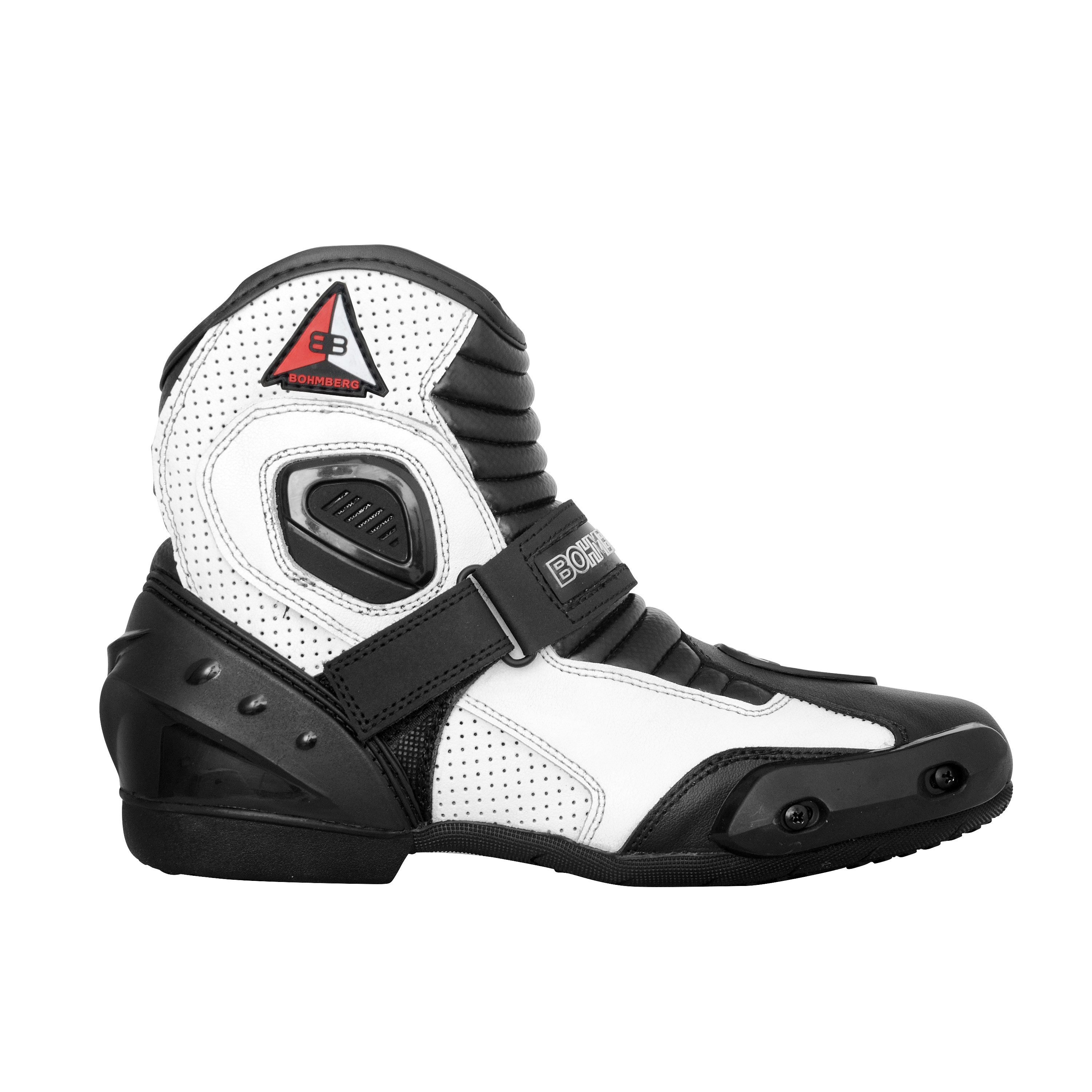 BOHMBERG Motorradstiefel aus echtem Leder / Herren / Motorradstiefel