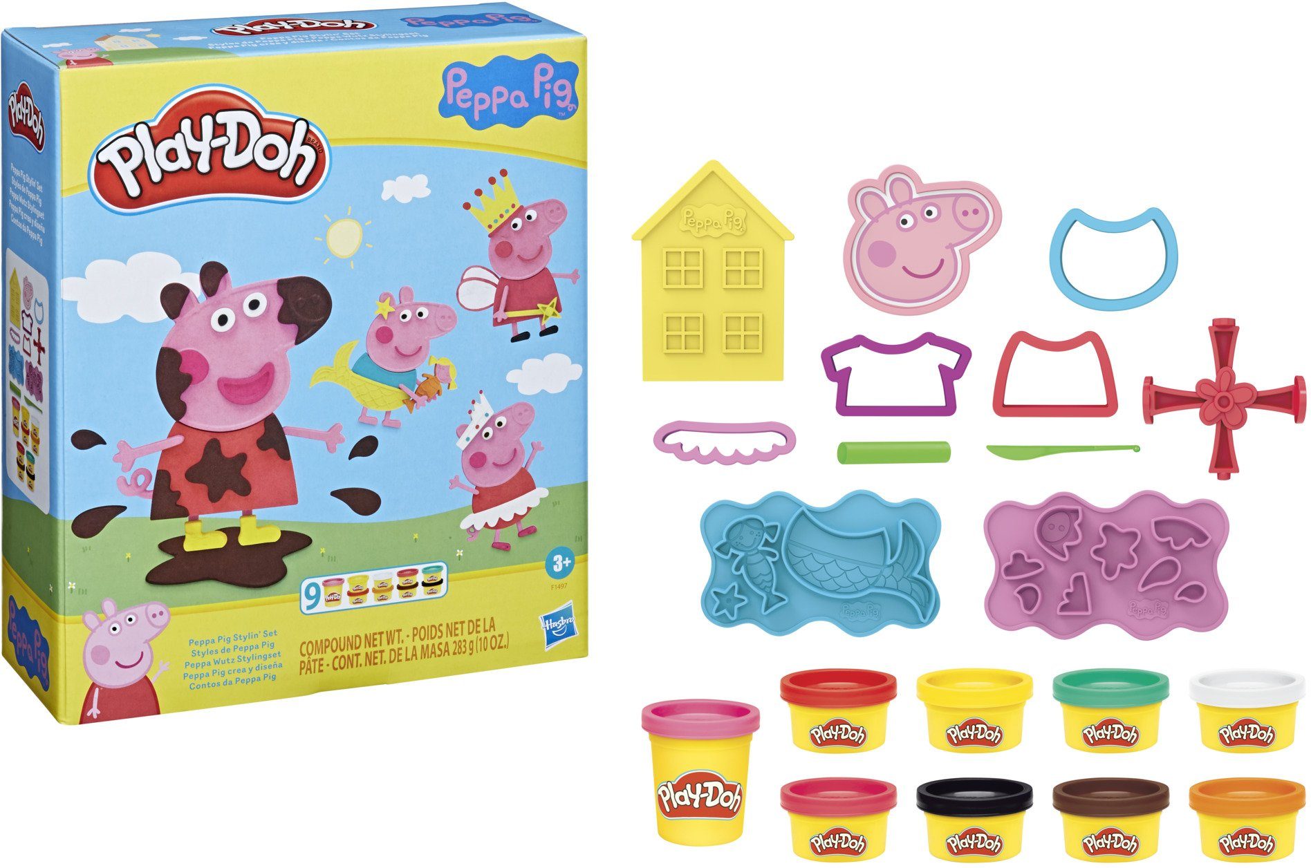 Hasbro Knete Play-Doh, Peppa Wutz Stylingset