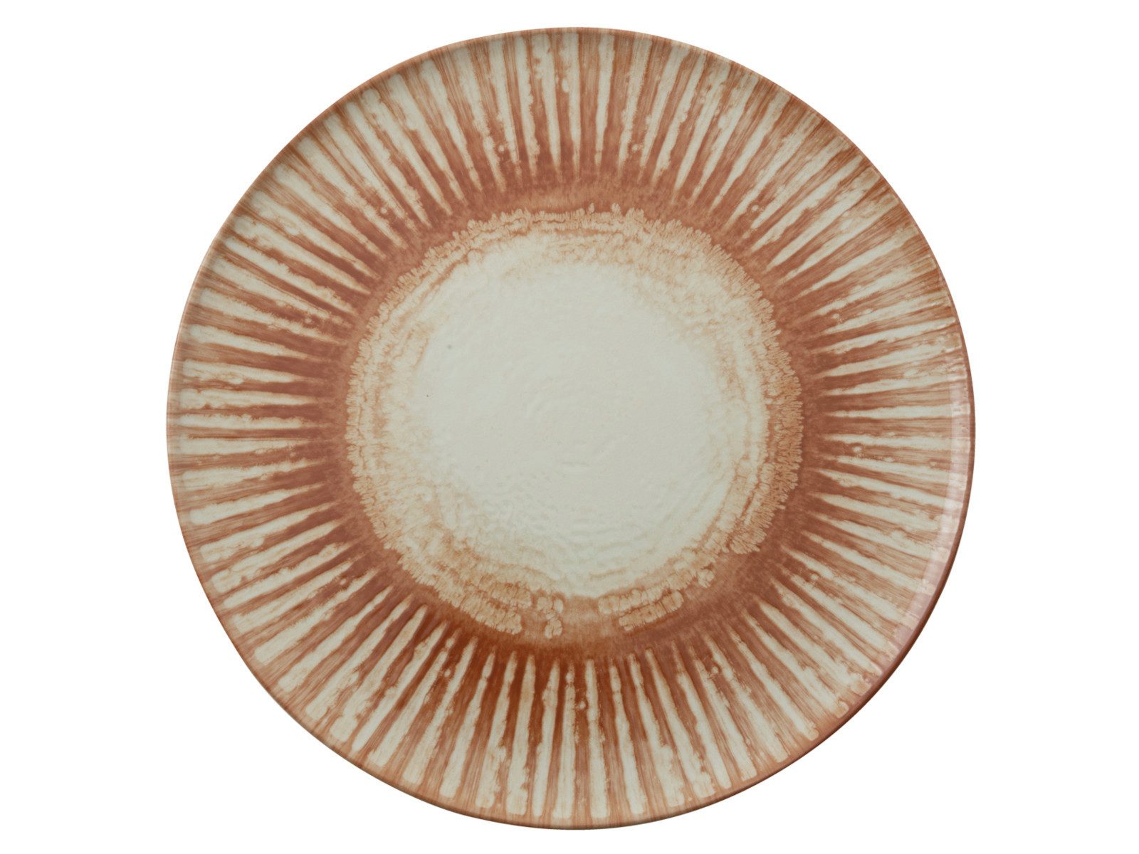 Rosenthal Teller Arthur Krupp Stoneware Sunlight Red Teller flach 32cm