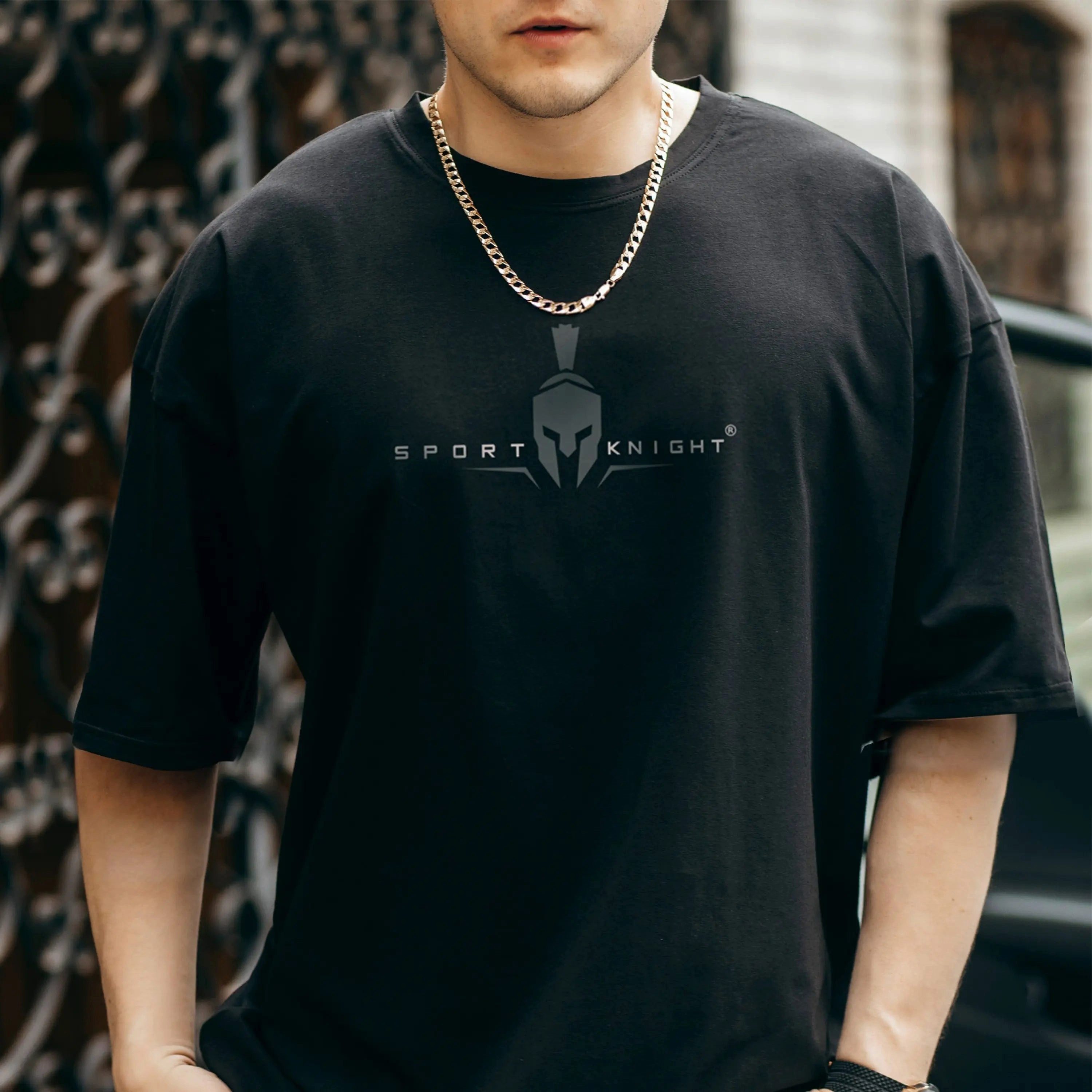 Sport-Knight® T-Shirt Sport-Knight® Herren Oversize T-Shirt "Sport Knight®"