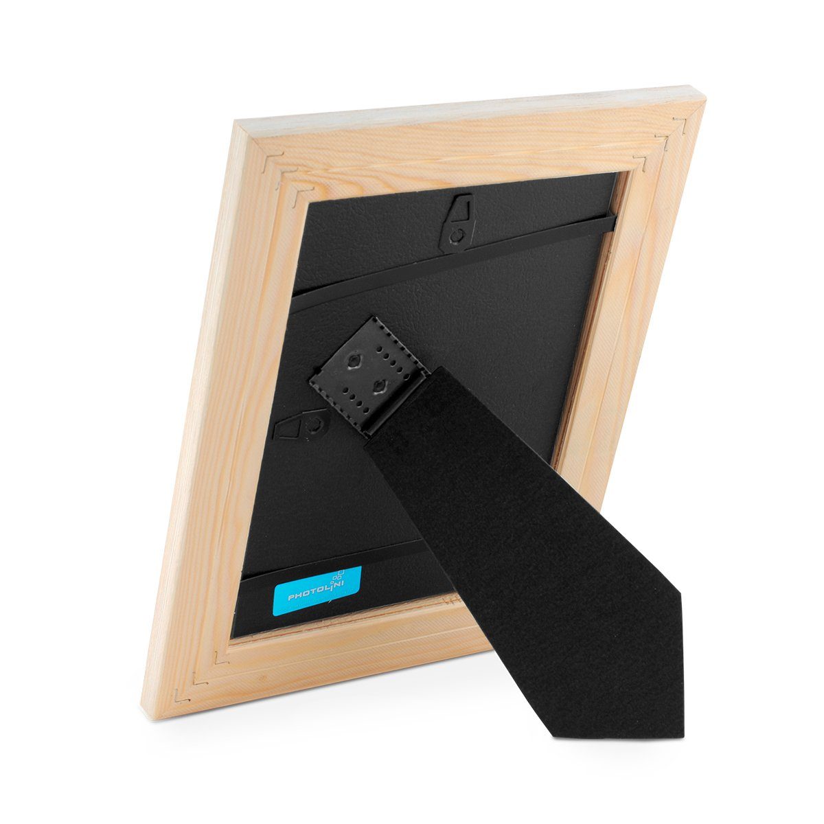 PHOTOLINI Bilderrahmen 3er Set Strandhaus Rustikal Massivholz