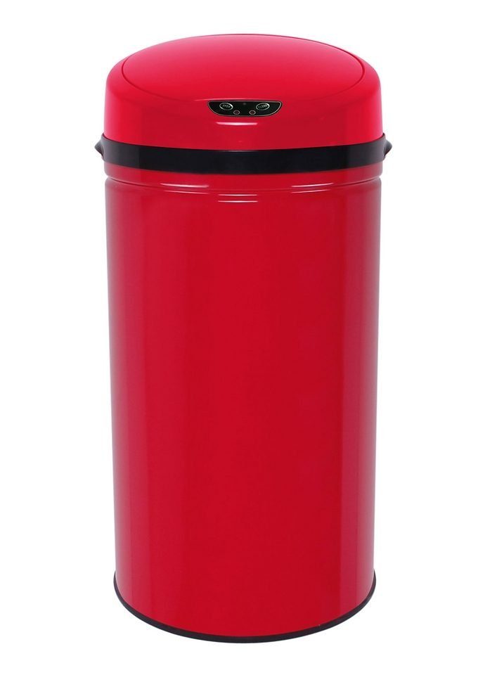 aus INOX Infrarot-Sensor, RED, Korpus ECHTWERK Mülleimer Liter Fassungsvermögen 42 Edelstahl,