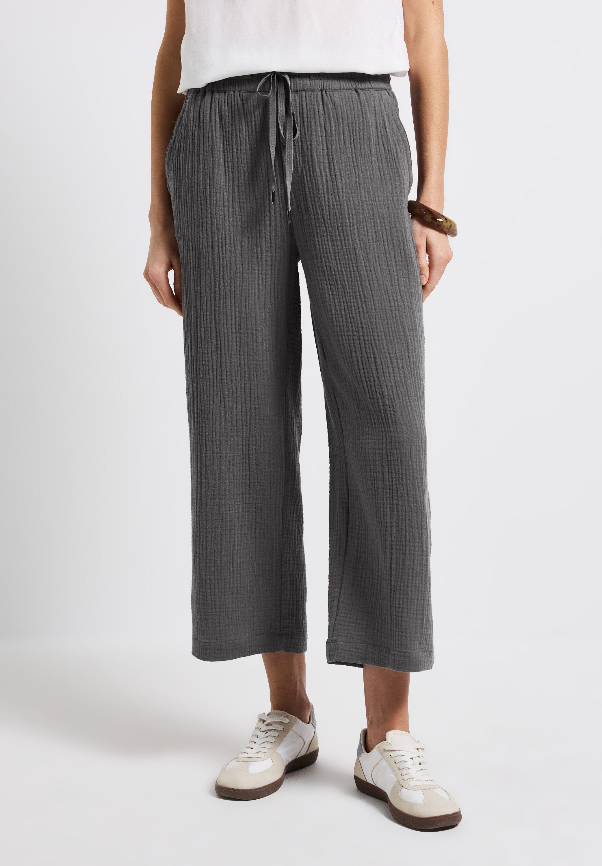 STREET ONE Stoffhose, High Waist günstig online kaufen