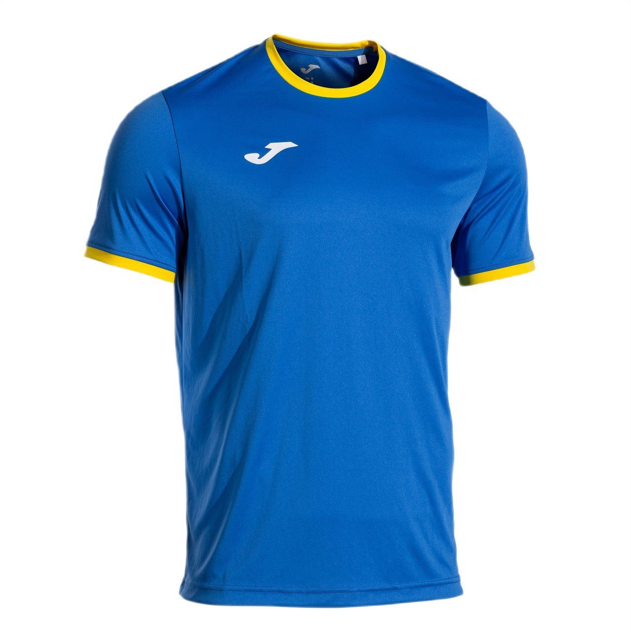 T-Shirt Combi Premium (100% Polyester, atmungsaktiv) royalblau/gelb Herren