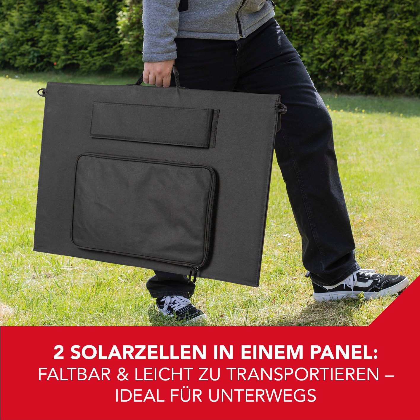 EASYmaxx Solarpanel faltbar - anthrazit - Solar Panel