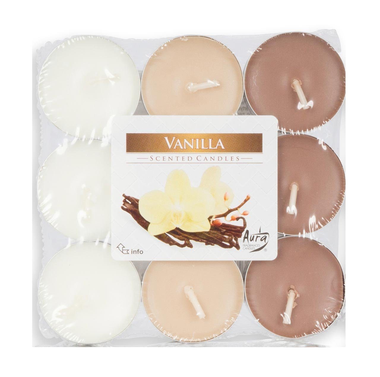 Levandeo® Duftkerze, 72 Kerzen 4x18 Stück Lavendel Rose Vanille Orange Duft günstig online kaufen