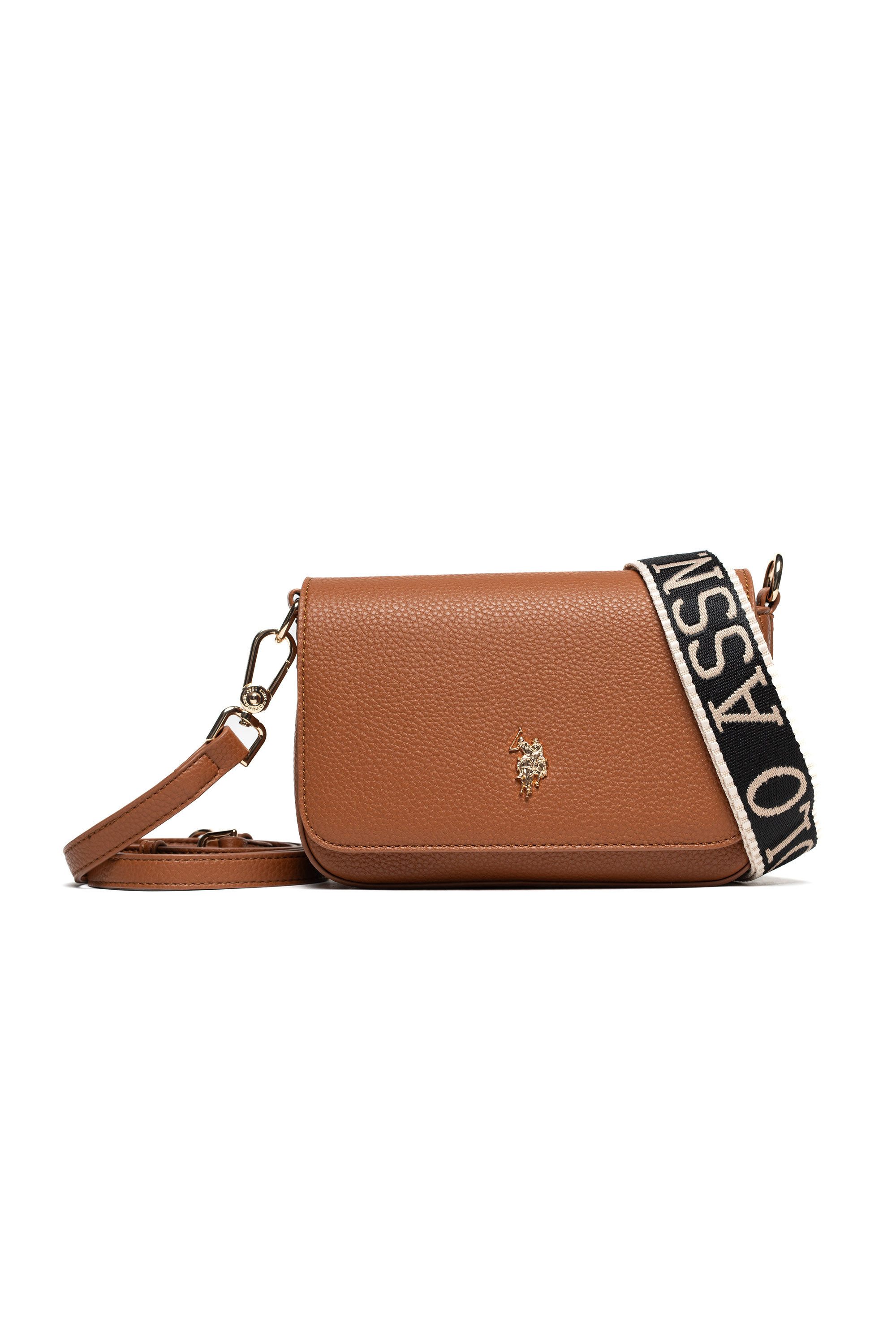 U.S. Polo Assn. Schultertasche MANSION FLAP CROSSBODY BAG Damen, Schultertasche Damen, kleine Handtasche, Fashion, Lifestyle, Sale