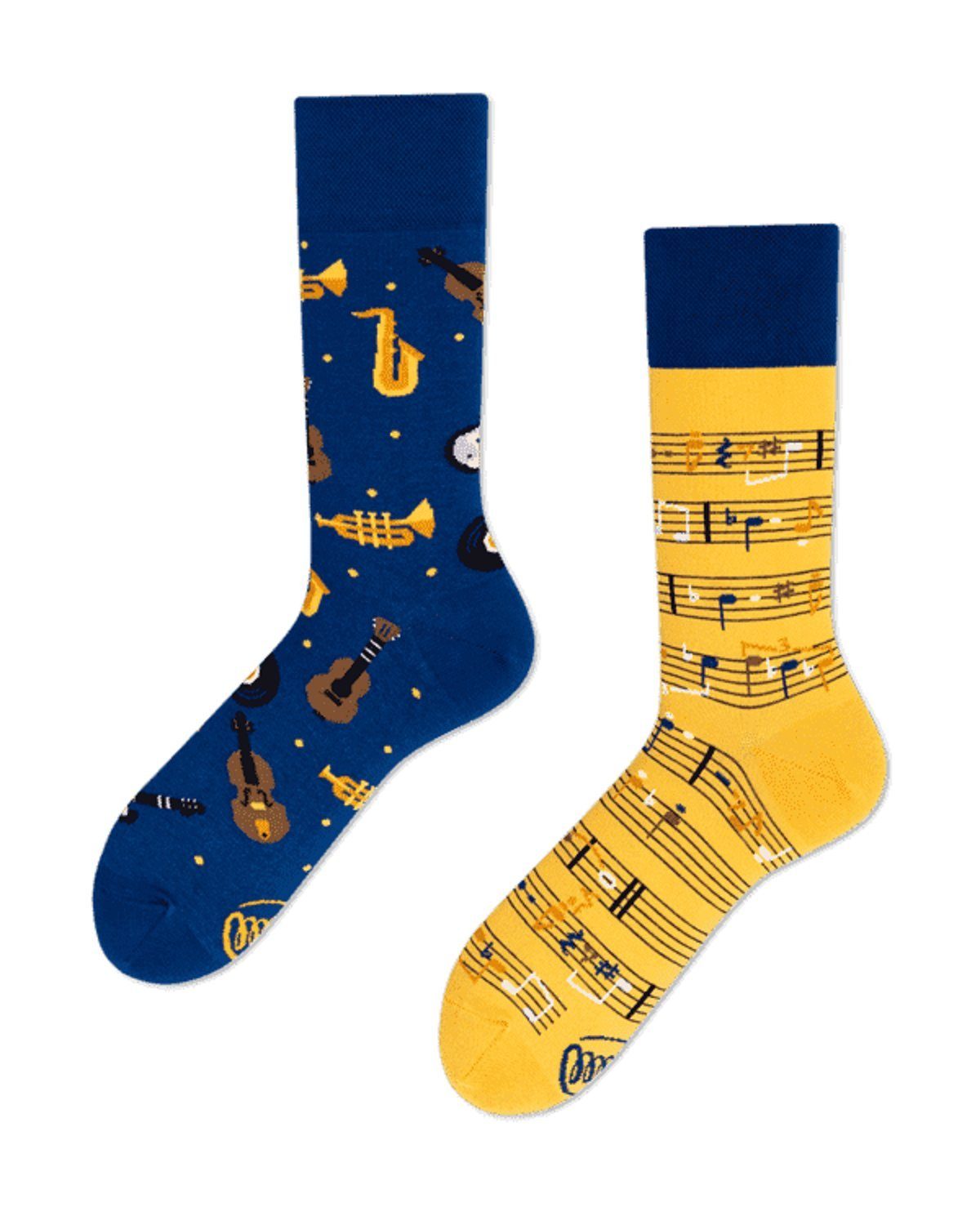 Many Mornings Freizeitsocken Many Mornings Socken Music Notes (1 Paar, 1-Paar, 1 Paar) immer ein dismatching Paar