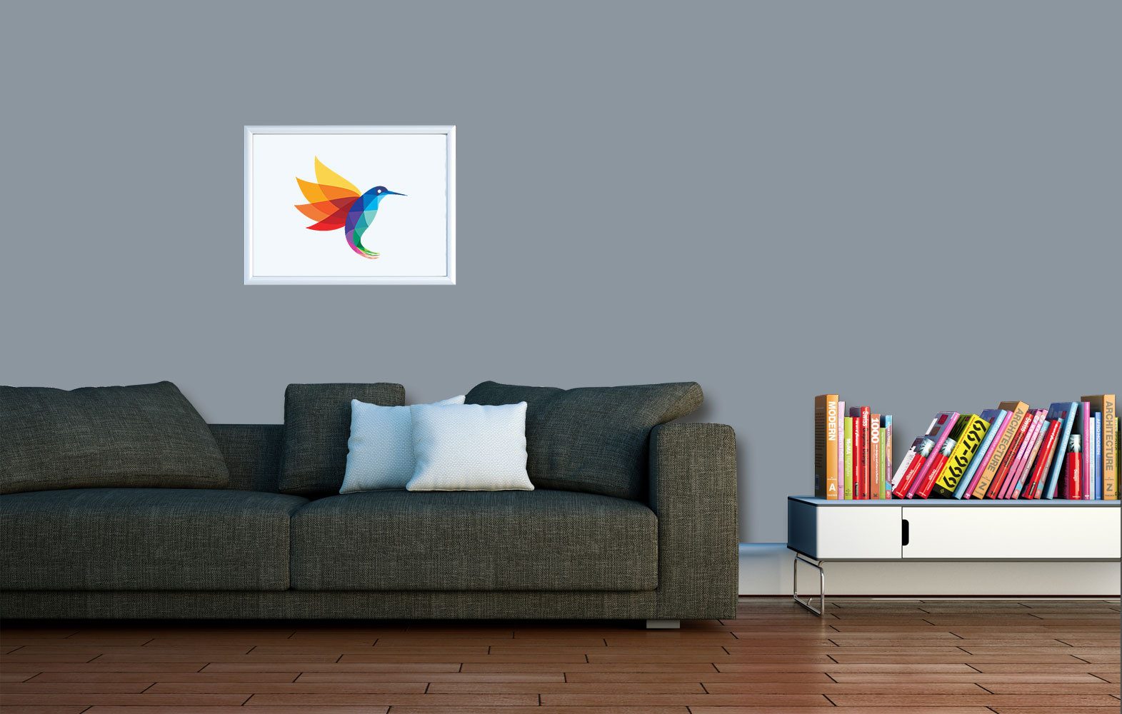 RyFo Colors Wand- und Deckenfarbe Manufakturweiß Grautöne,1 L reicht für ca. 8 m², Deckkraft-/Nassabriebklasse 1, matt, atmungsaktiv, für Innenräume