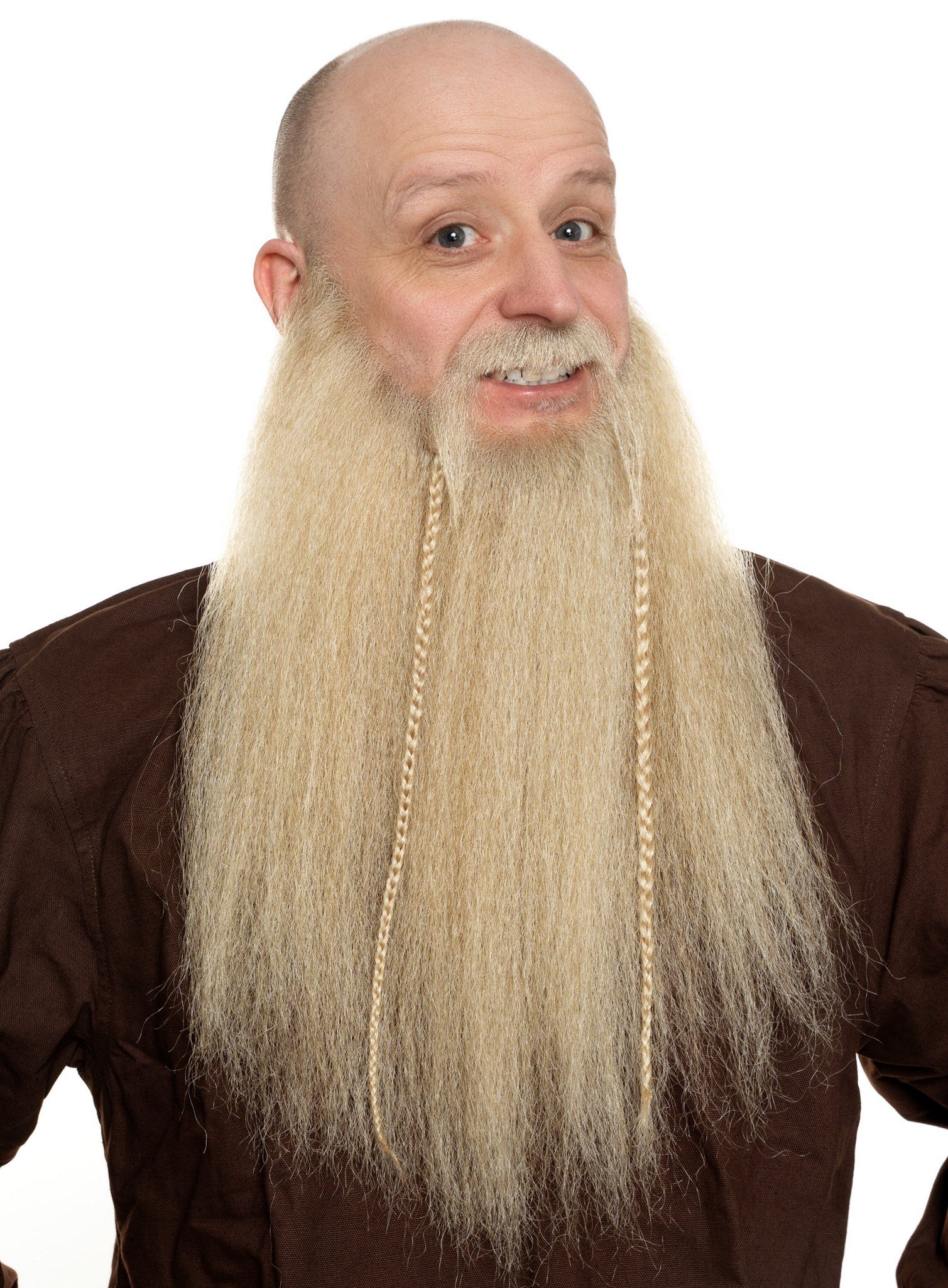 Metamorph Kostüm Bartset Wikinger – 6 Farben, Professionelles Bartset mit Echthaaranteil in Theaterqualität