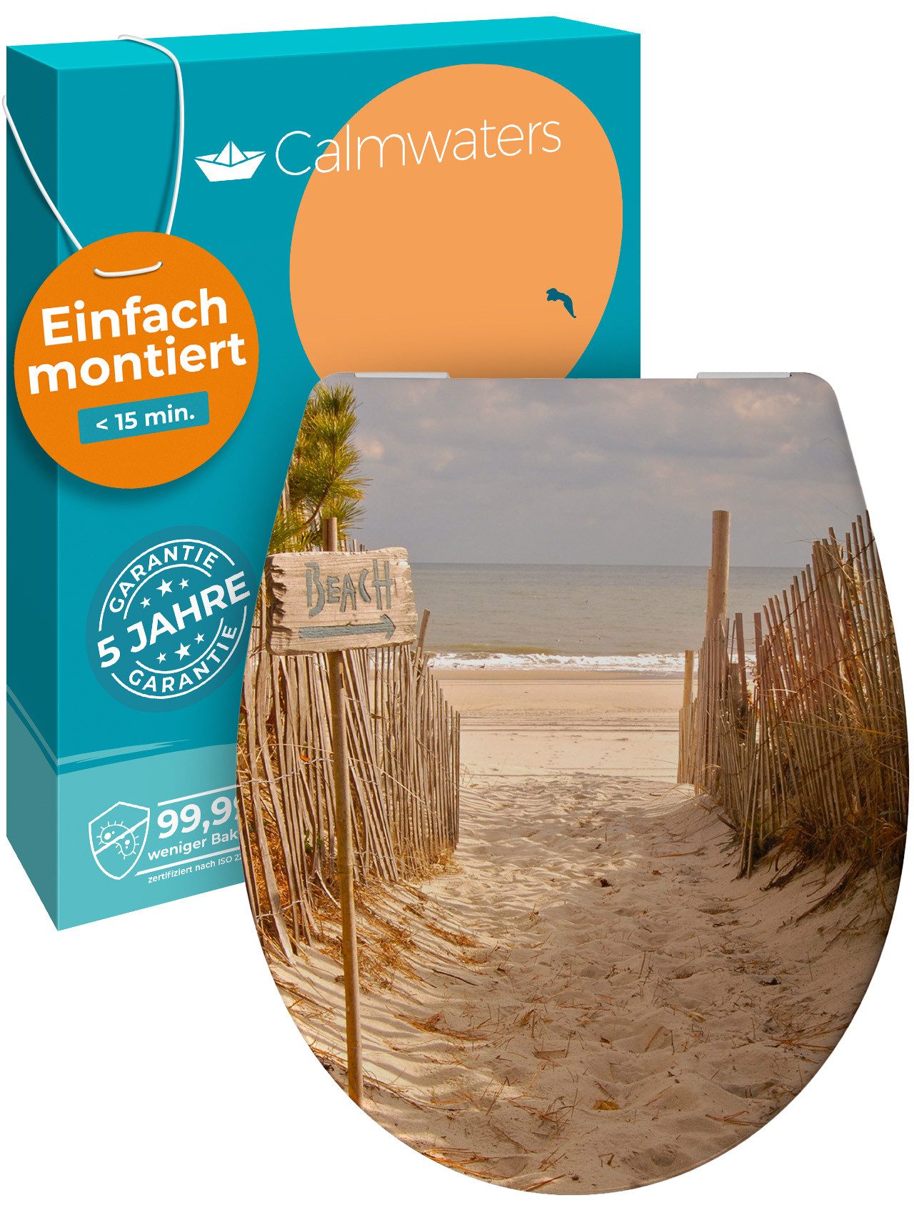 Calmwaters WC-Sitz Motiv Original, Motiv Sandstrand, günstig online kaufen
