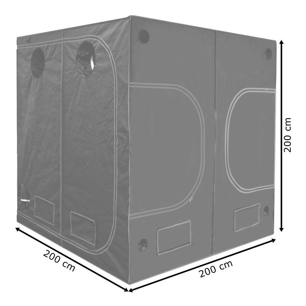 Kingpower Gewächshaus Grow Box Gewächshaus Zuchtzelt günstig online kaufen