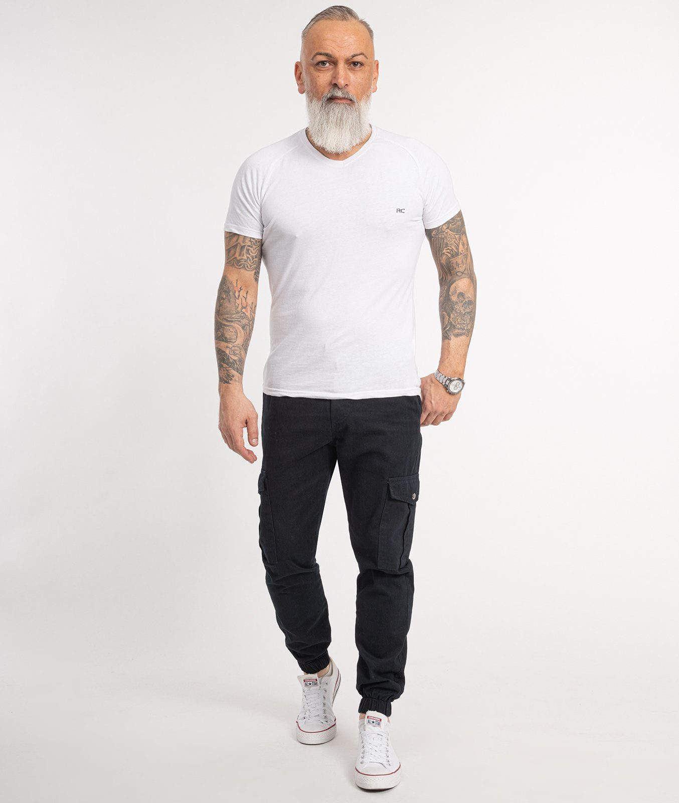 Rock Creek Cargohose Herren Caroghose mit Taschen RC-2356