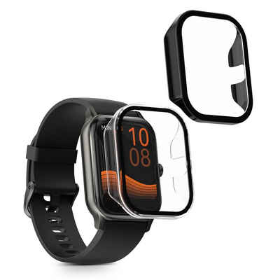 kwmobile Smartwatch-Hülle 2x Hülle für Haylou GST Lite / LS13, Fullbody Fitnesstracker Glas Cover Case Schutzhülle Set