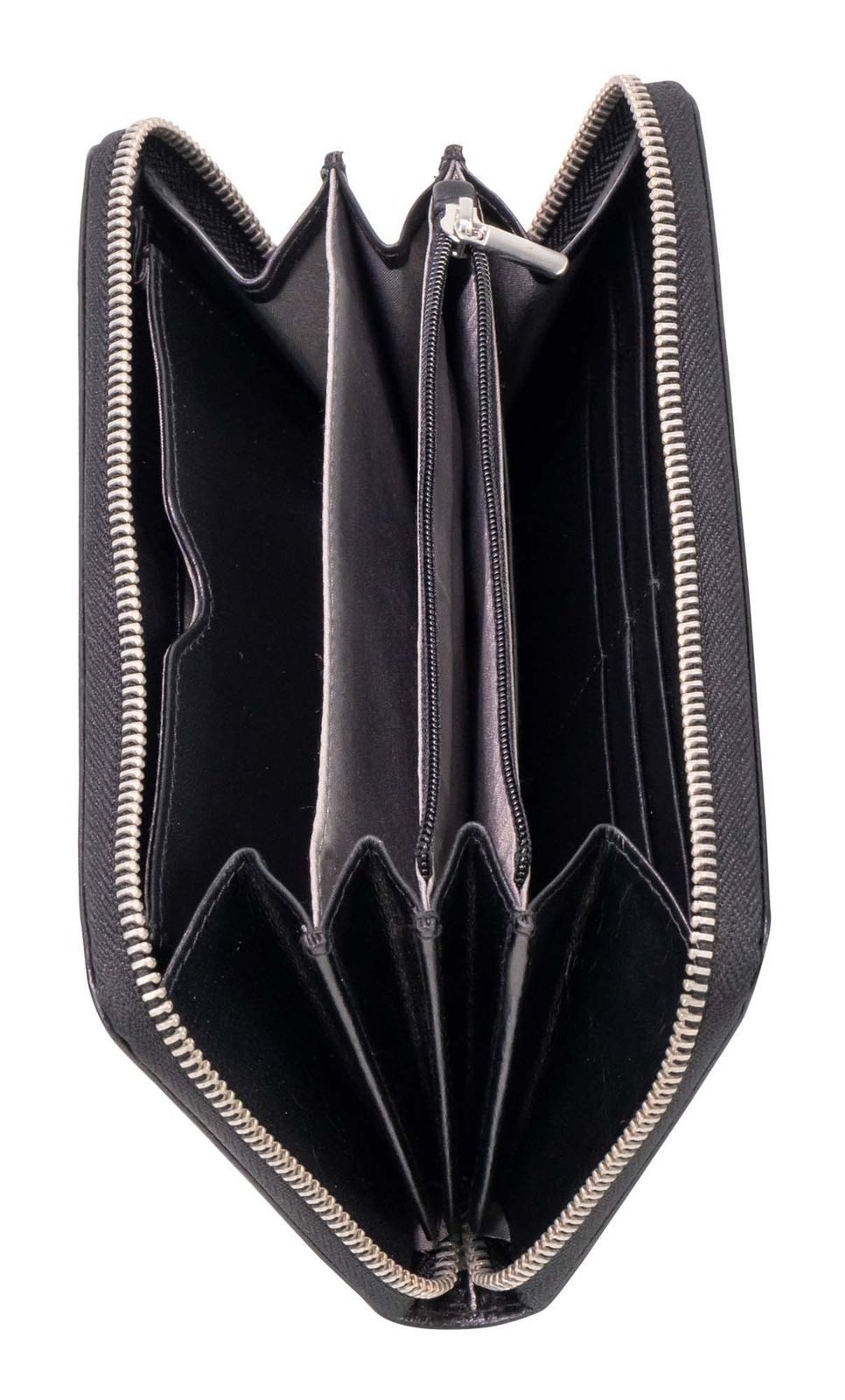 Marc Picard Geldbörse Zip Wallet, aus echtem Rindsleder mit RFID-Blocker Schutz