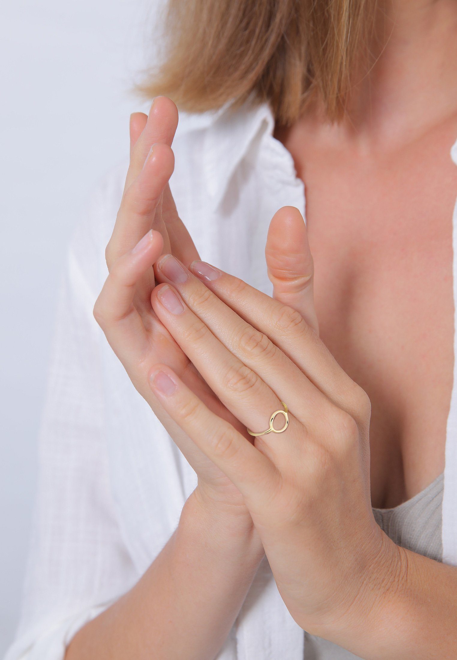 Elli Premium Fingerring Geo Trend Look günstig online kaufen