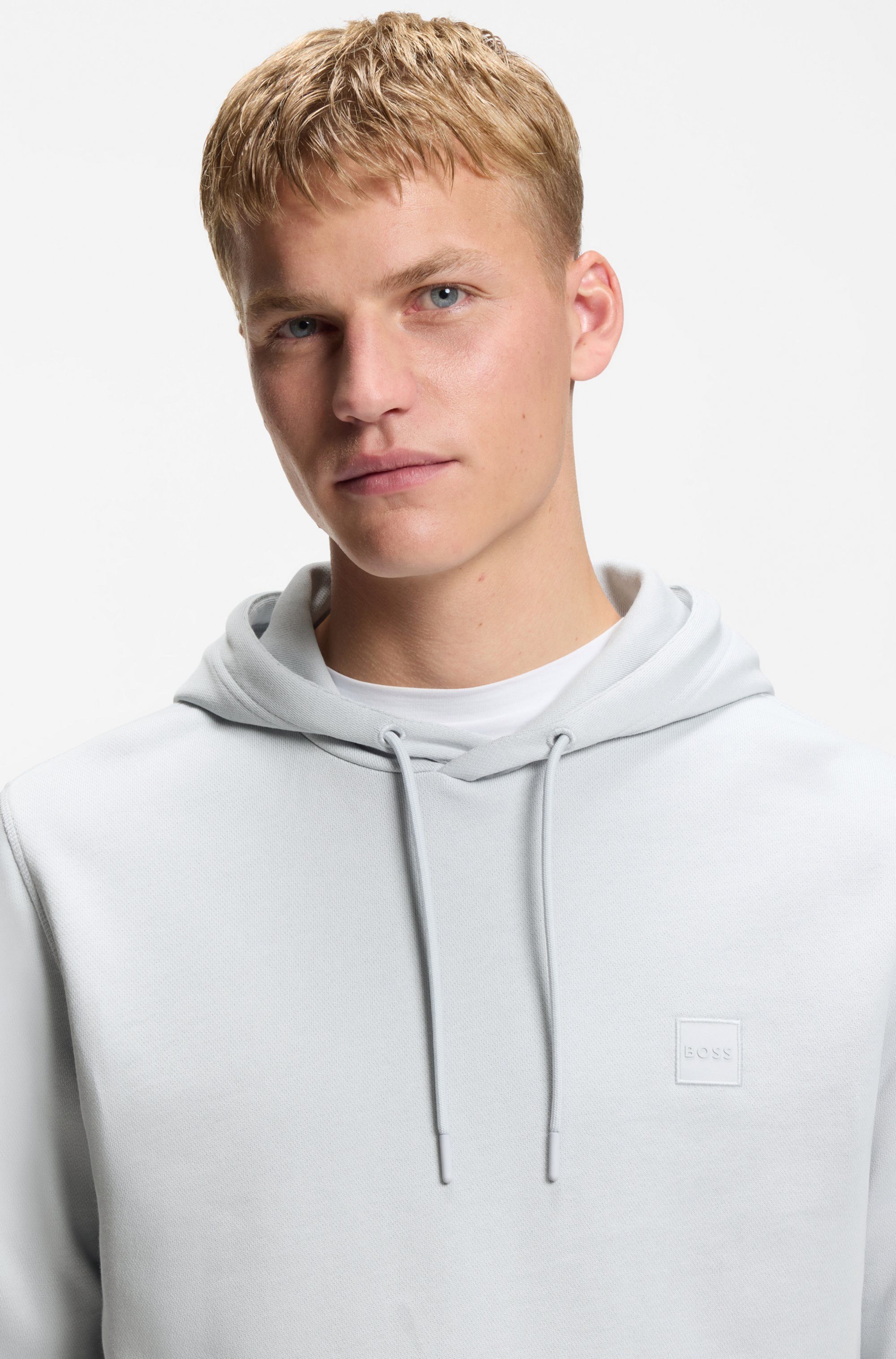 BOSS ORANGE Kapuzensweatshirt Wetalk mit gesticktem BOSS Markenlabel