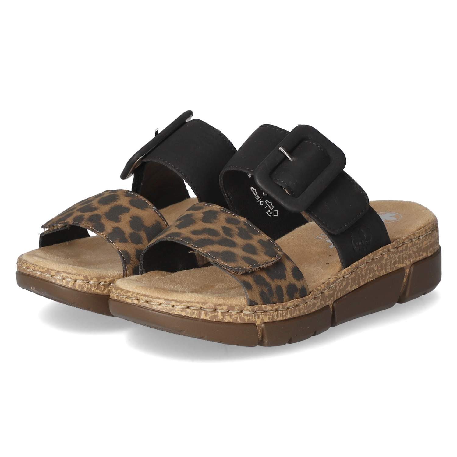 Rieker Rieker V2392-24 Damen Synthetik braun Pantolette günstig online kaufen