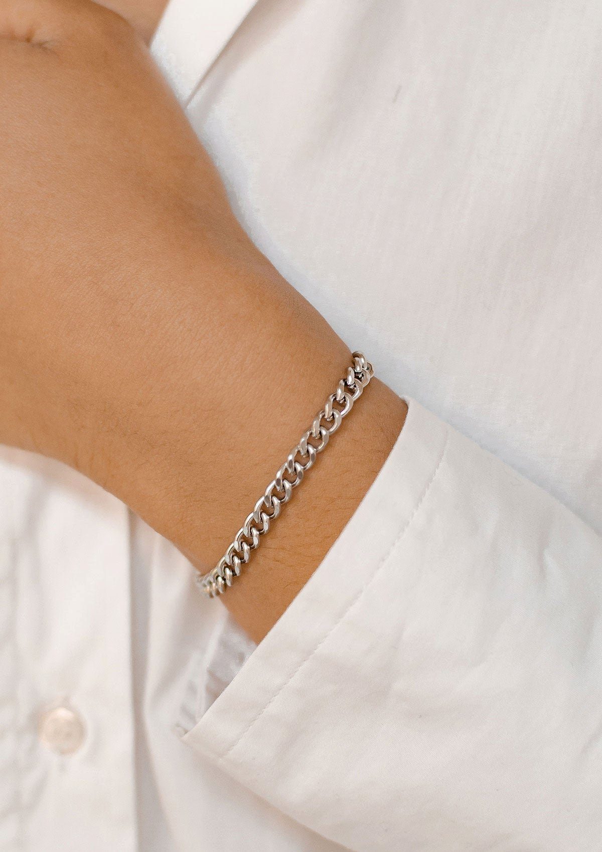 Hey Happiness Armband Panzer Großgliedrig, 18K günstig online kaufen