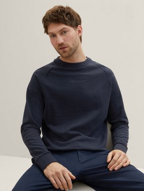 TOM TAILOR Hoodie Sweatshirt mit Ziernähten