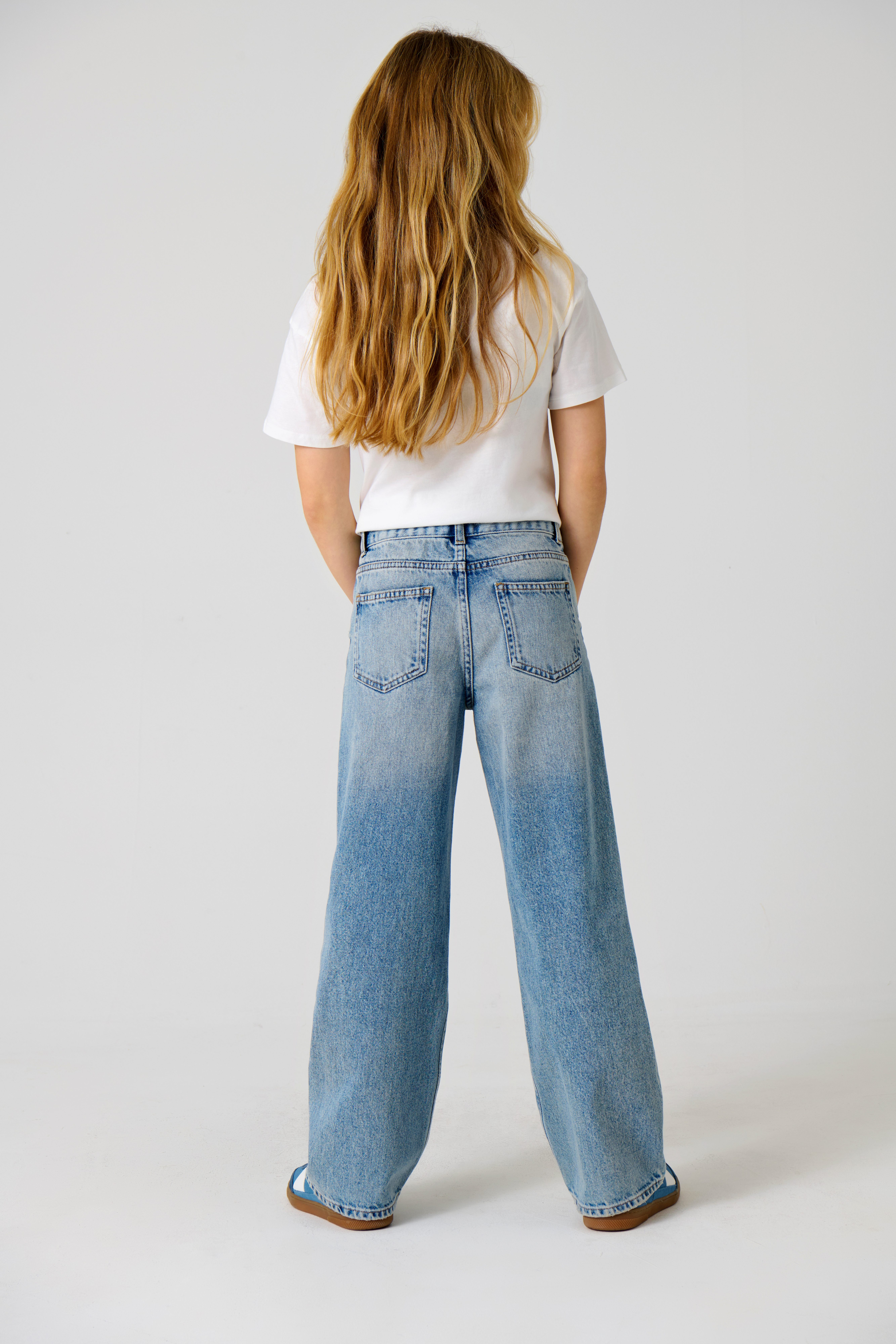 KIDS ONLY 5-Pocket-Jeans KOGELLA MW WIDE TAI518 DNM NOOS