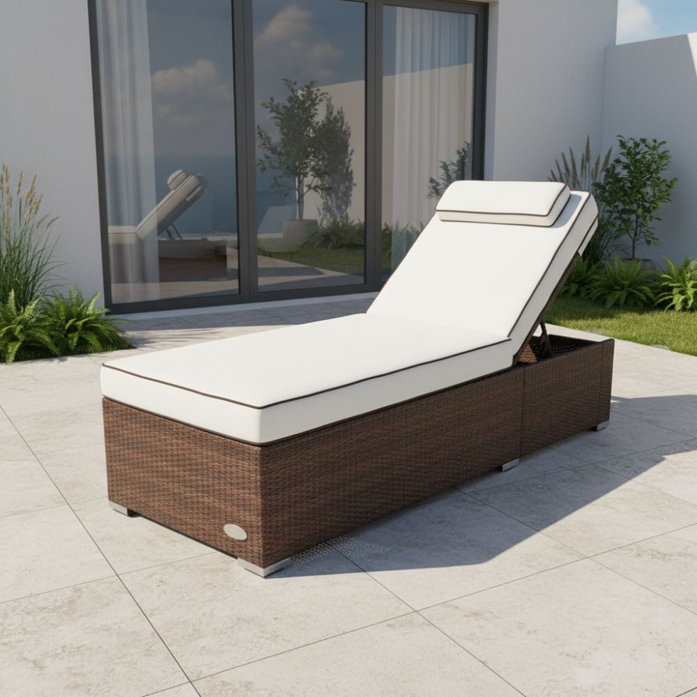 RS Trade Gartenliege Sonnenliege Verona High