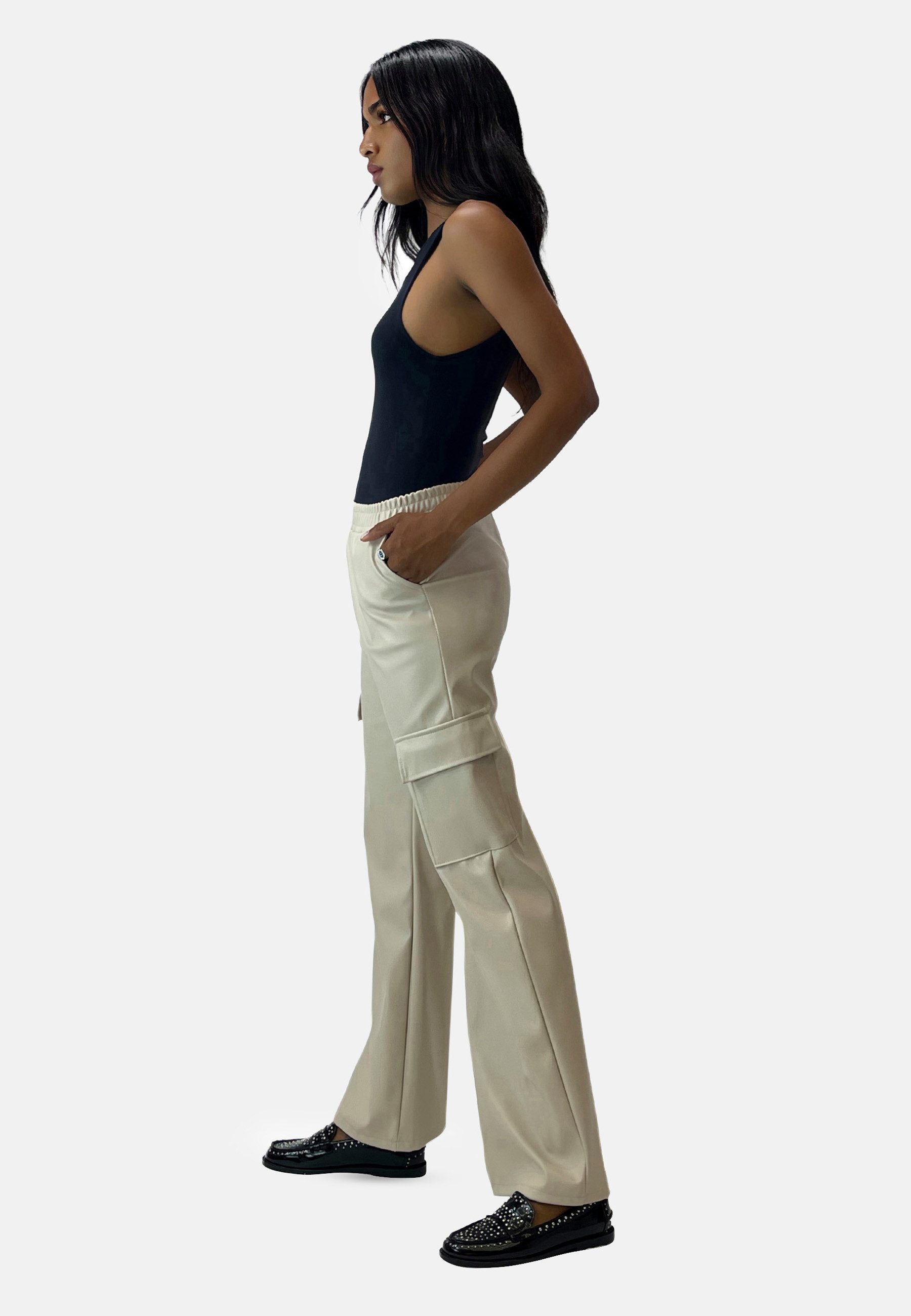 Elara Cargohose Elara Damen Cargo Leder günstig online kaufen