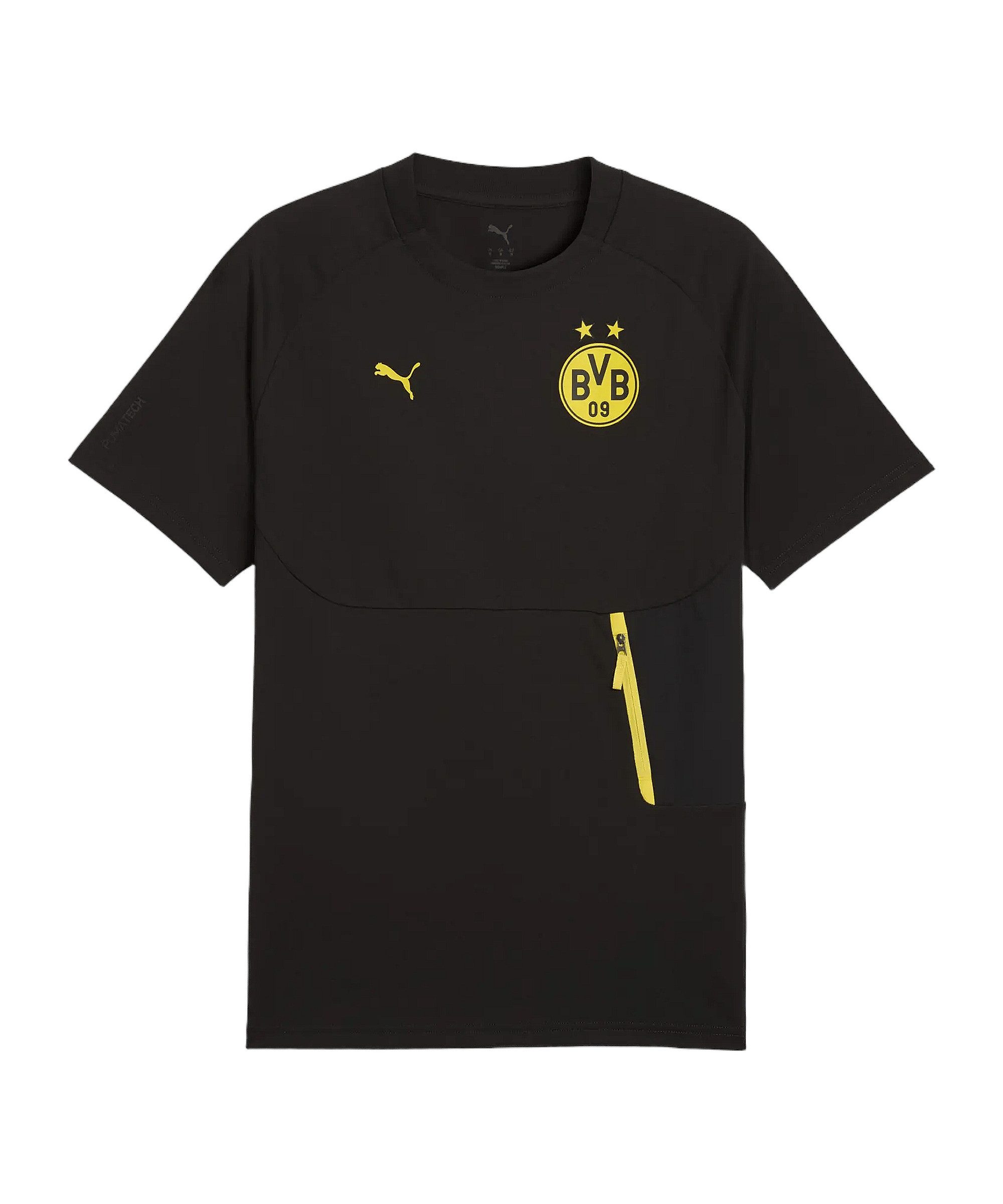 PUMA T-Shirt PUMA Borussia Dortmund PUMATECH Pocket T-Shirt Polyester