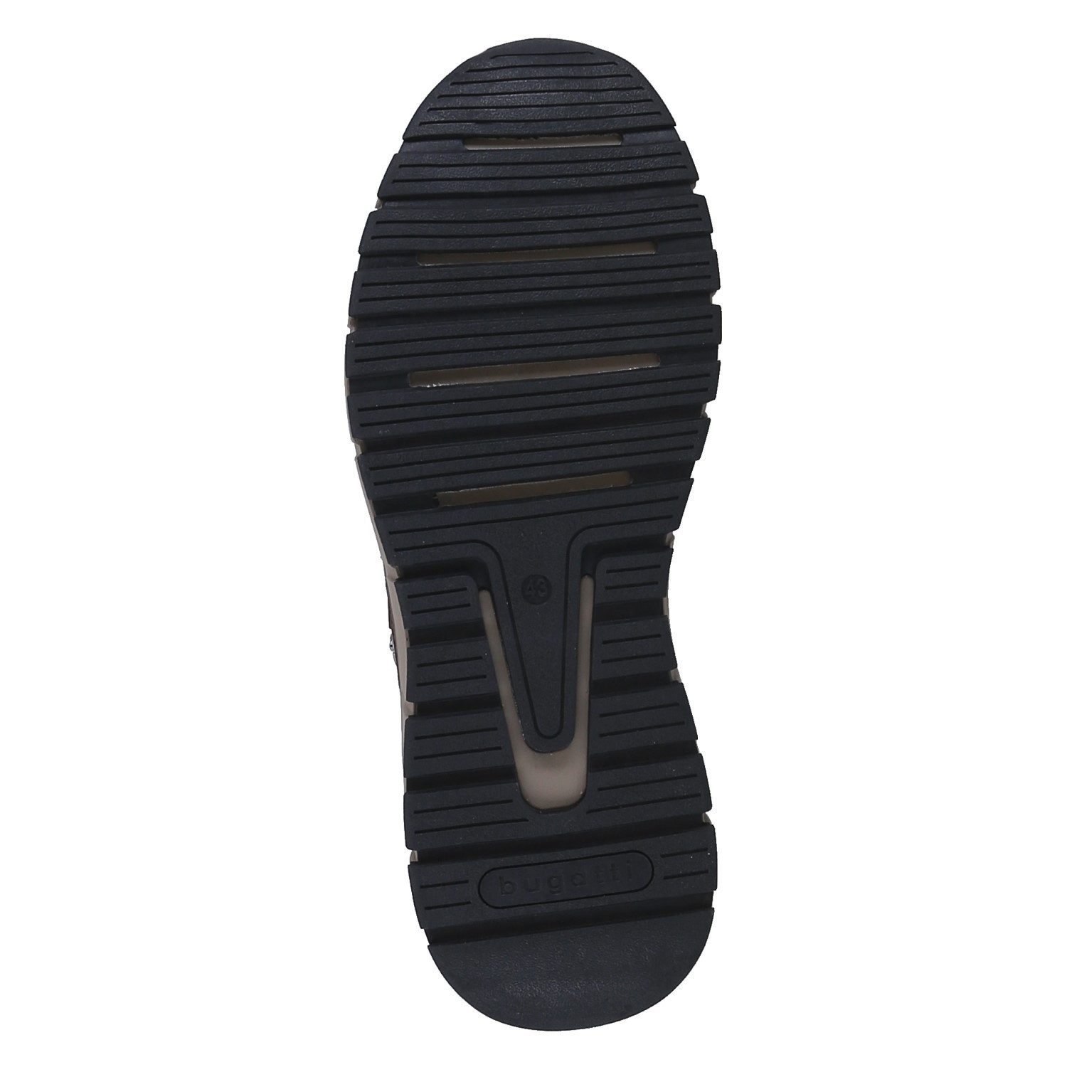 bugatti AOS 2025 (Schriftzug,Reissverschluss) braun Herren Sneaker günstig online kaufen
