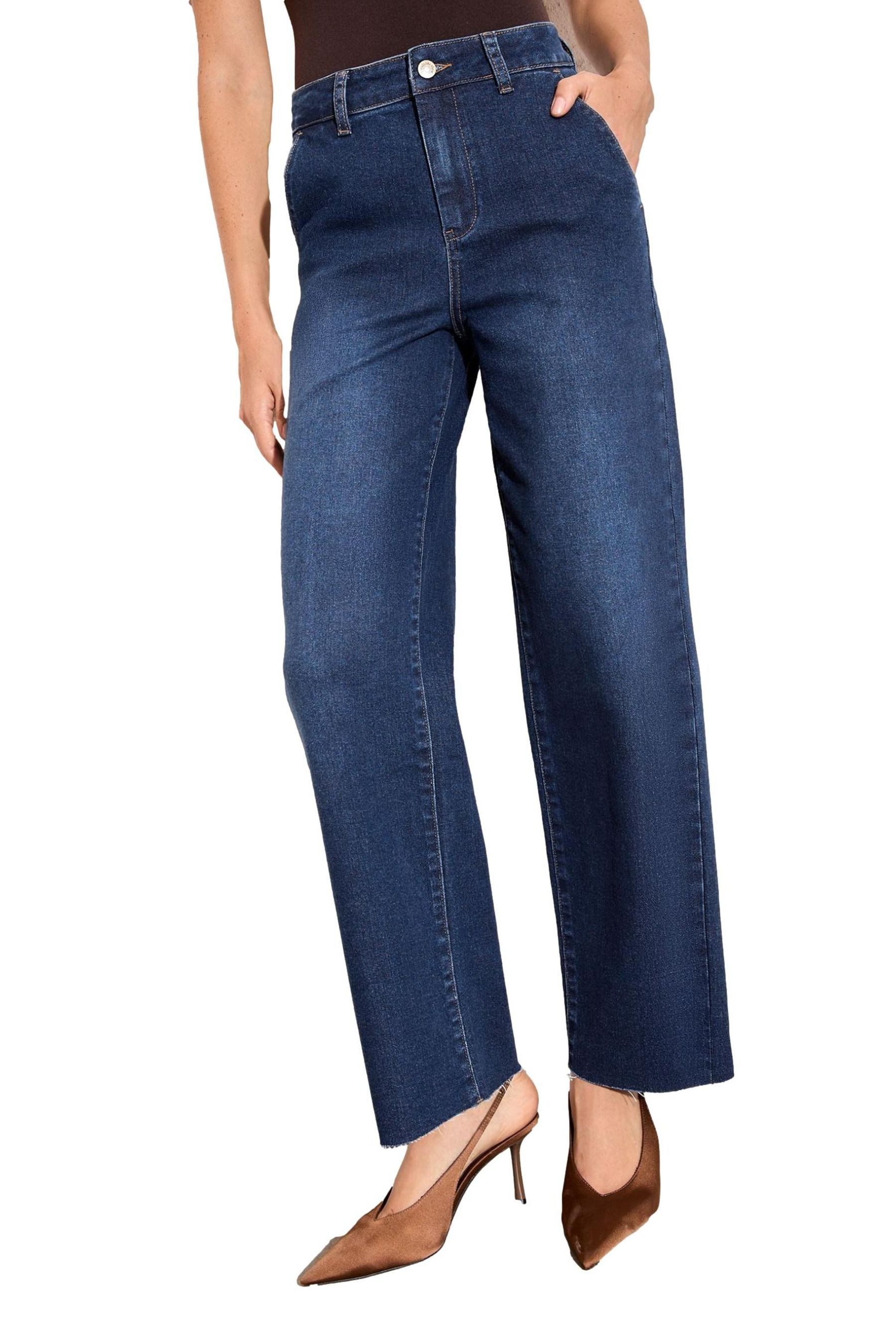 Caprijeans Friends Like These Weite Cropped Jeans, Petite