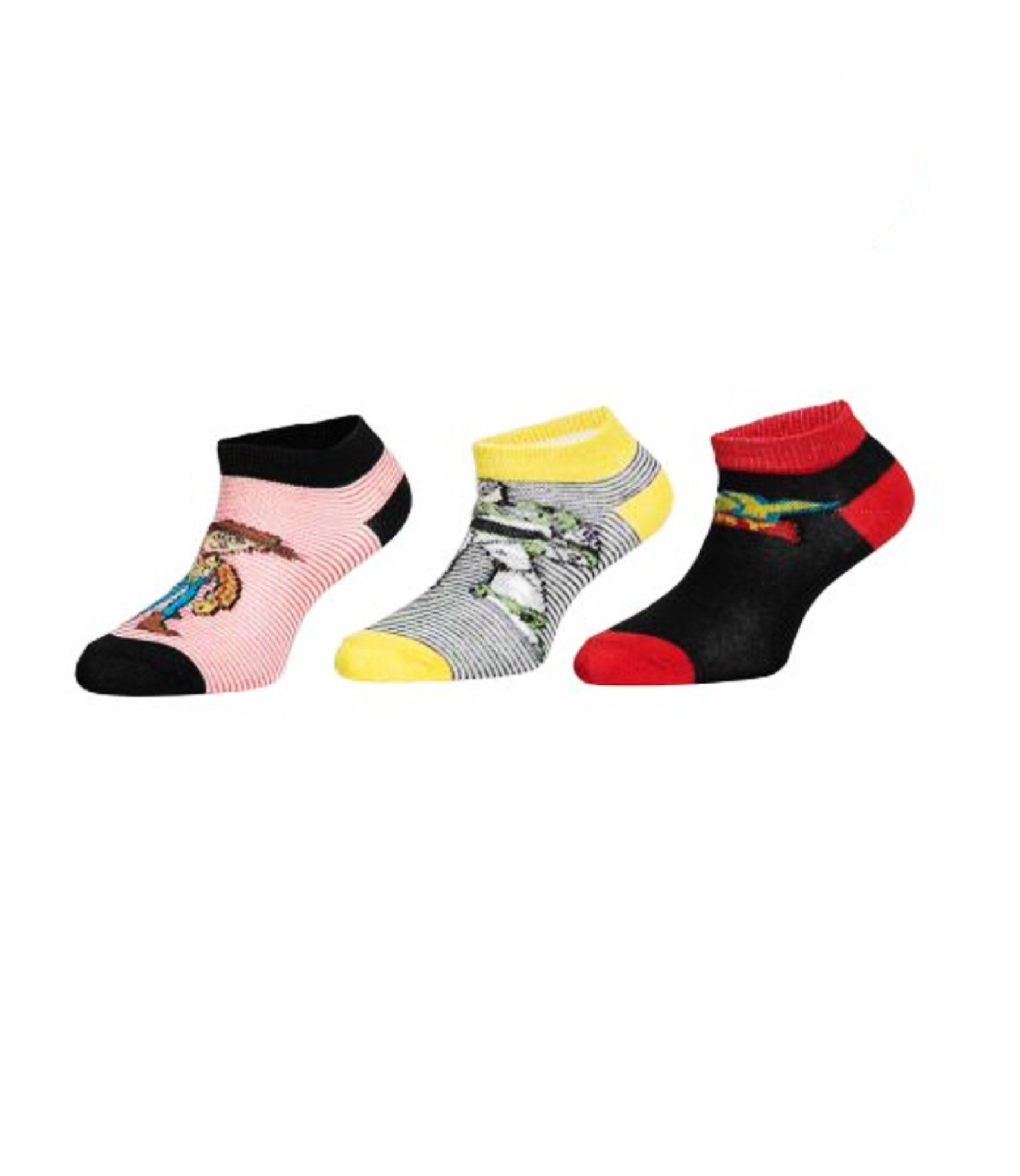 Feinsöckchen Toy Story Sneaker-Socken Set Strümpfe für Kinder (3 Paar)
