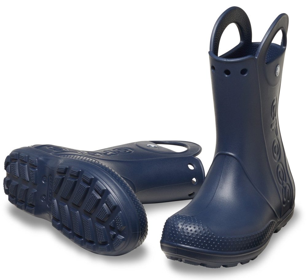 Crocs Toddler Handle It Rain Boot Gummistiefel Regenstiefel, Matschstiefel mit reflektierenden Logos – Bild 2 von 5